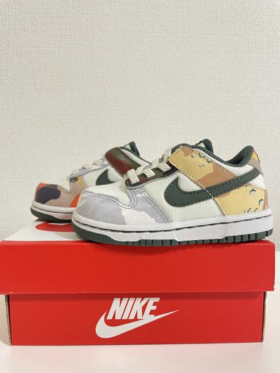 Nike TD Dunk Low SE "Sail/Multi/Camo"