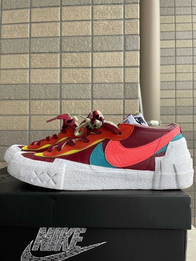 KAWS × sacai × Nike Blazer Low "Team Red"