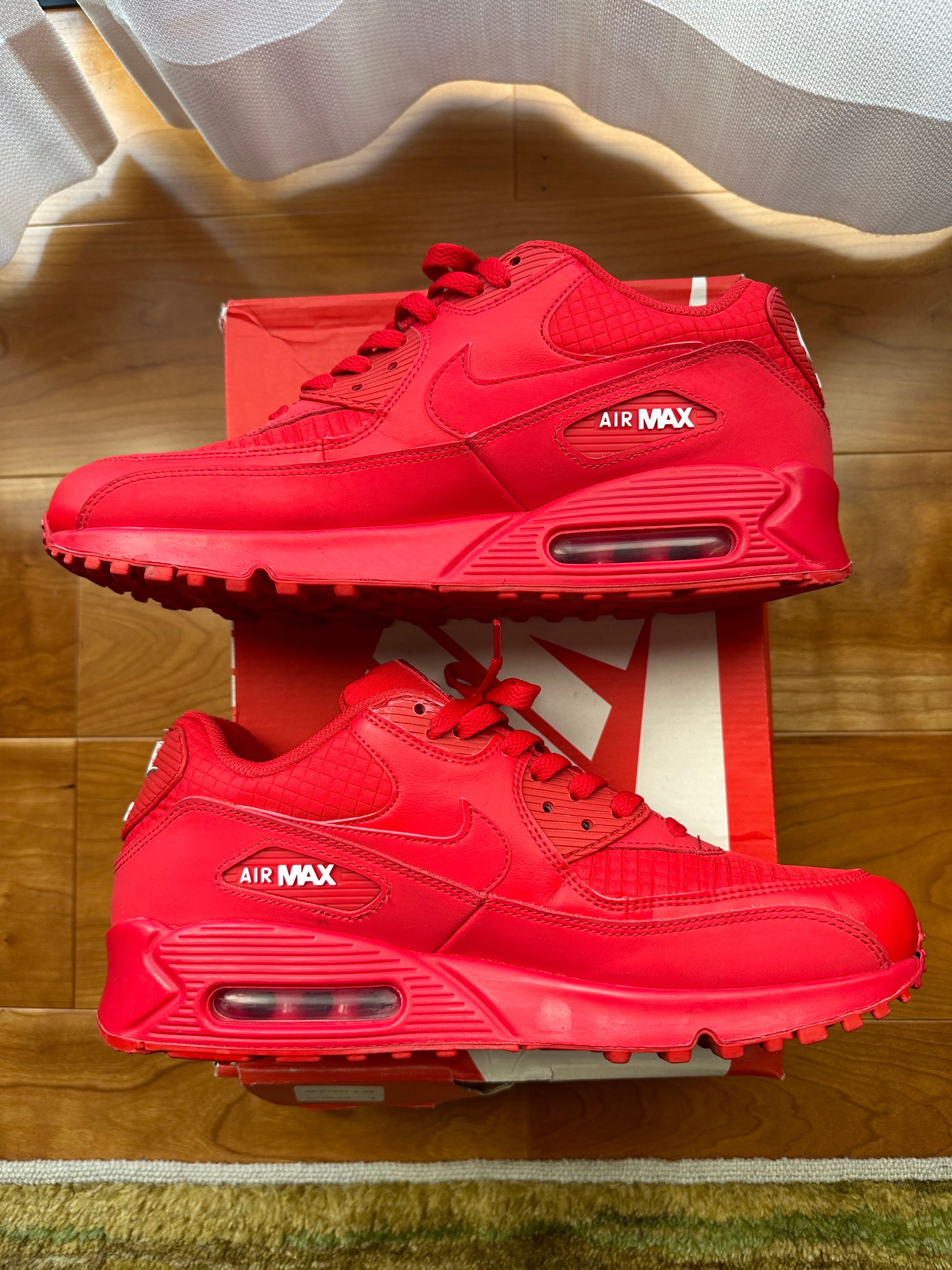 NIKE AIR MAX 90 ESSENTIAL "UNIVERSITY RED"