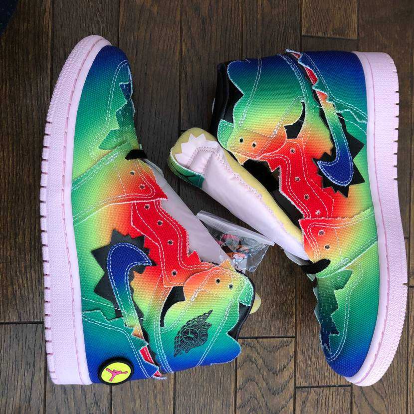 J Balvin × Nike Air Jordan 1 High OG "Rainbow"
