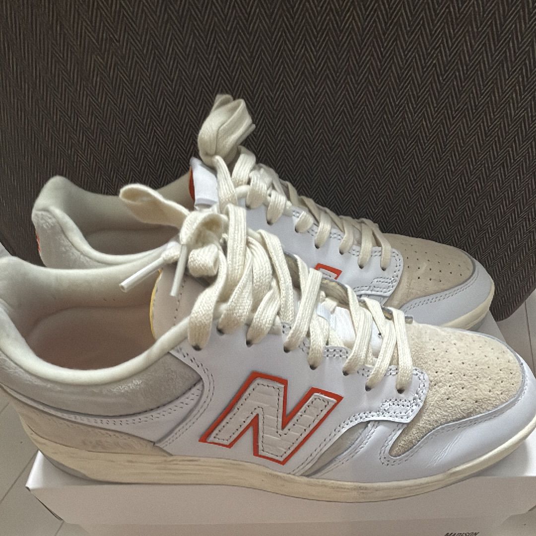 KITH × New Balance Numeric 480 Madison Square Garden "White Orange"