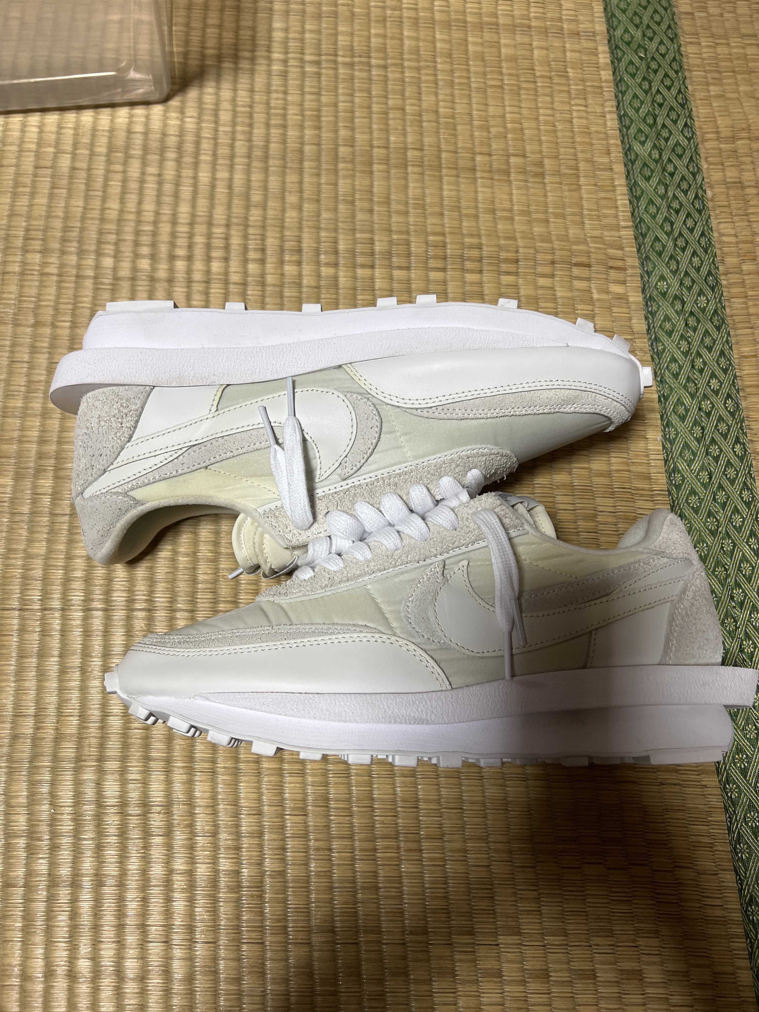 sacai × Nike LDV Waffle "Triple White"