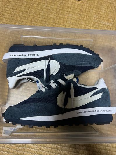 Fragment × sacai × Nike LD Waffle "Blackended Blue"