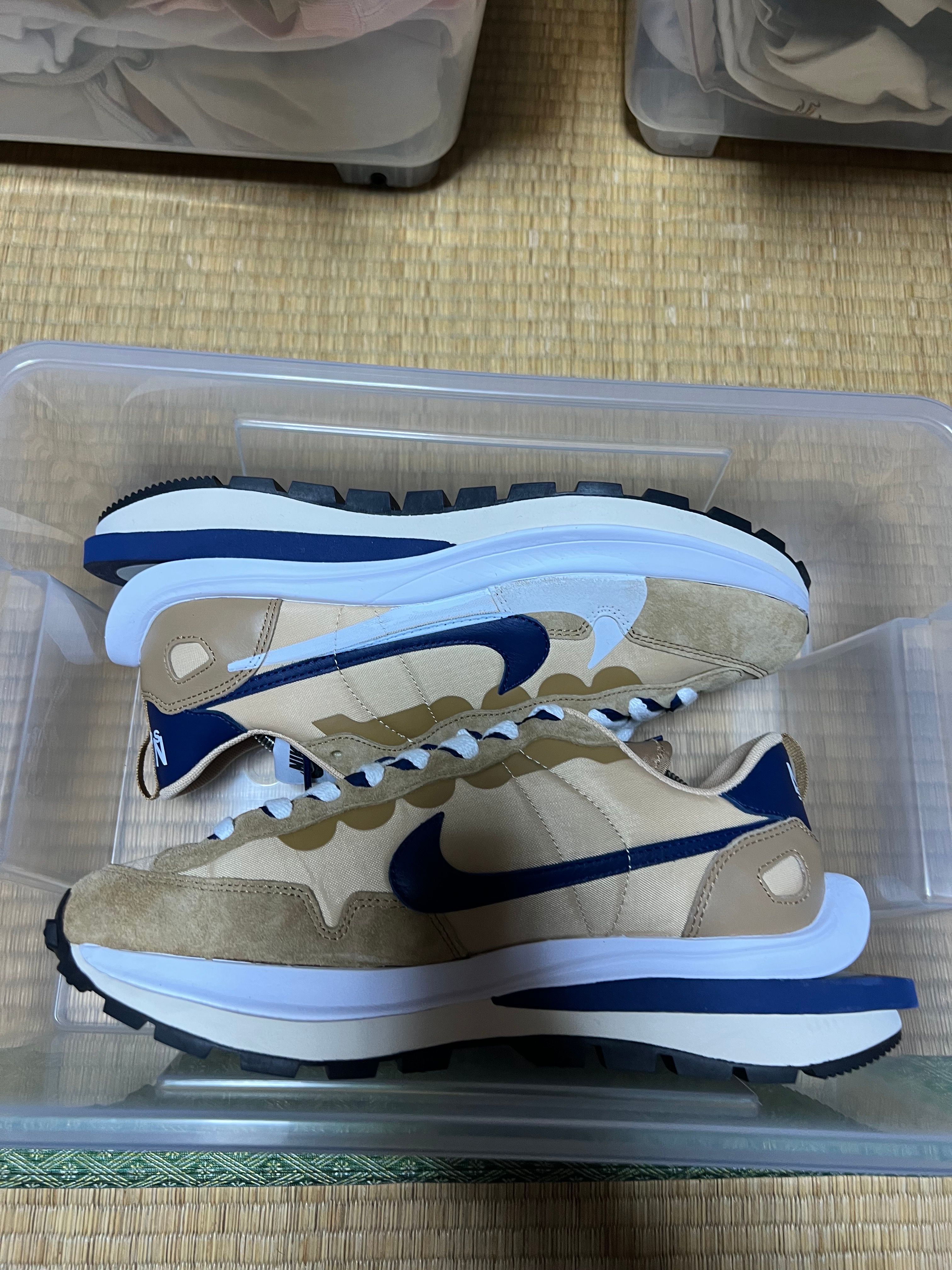Sacai × Nike Vapor Waffle "Sesame And Blue Void"
