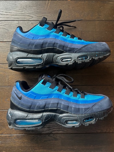 Stash × Nike Air Max 95 "Black and Harbor Blue" (2024)
