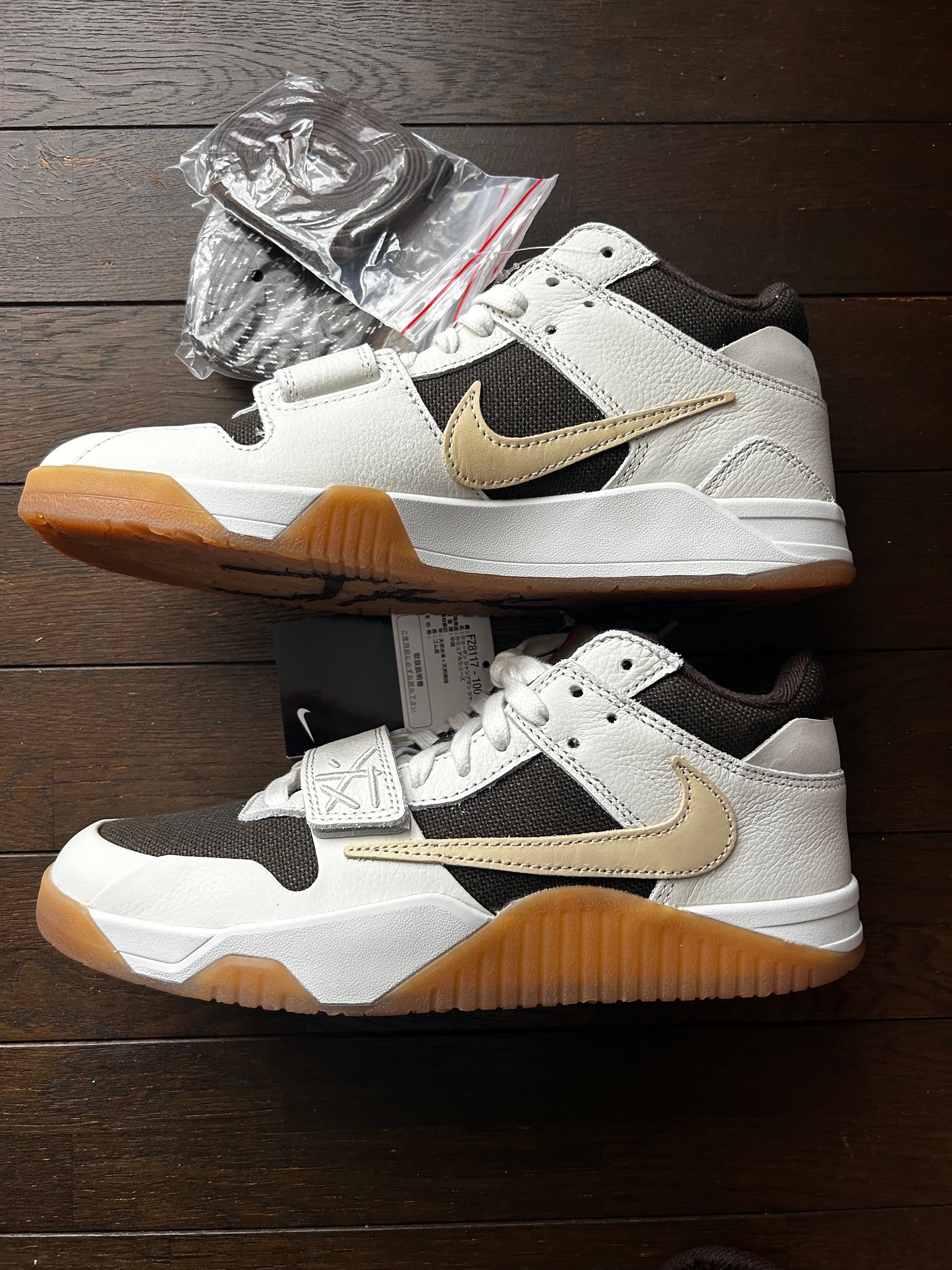 Travis Scott × Nike Jordan Jumpman Jack TR "Sail and Dark Mocha"