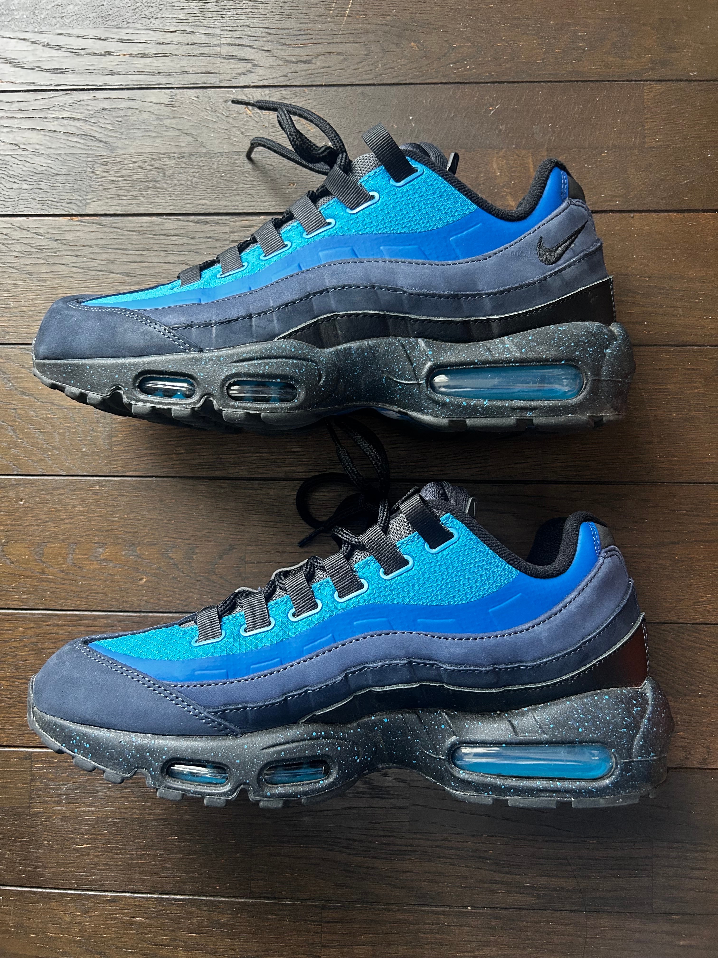 Stash × Nike Air Max 95 "Black and Harbor Blue" (2024)
