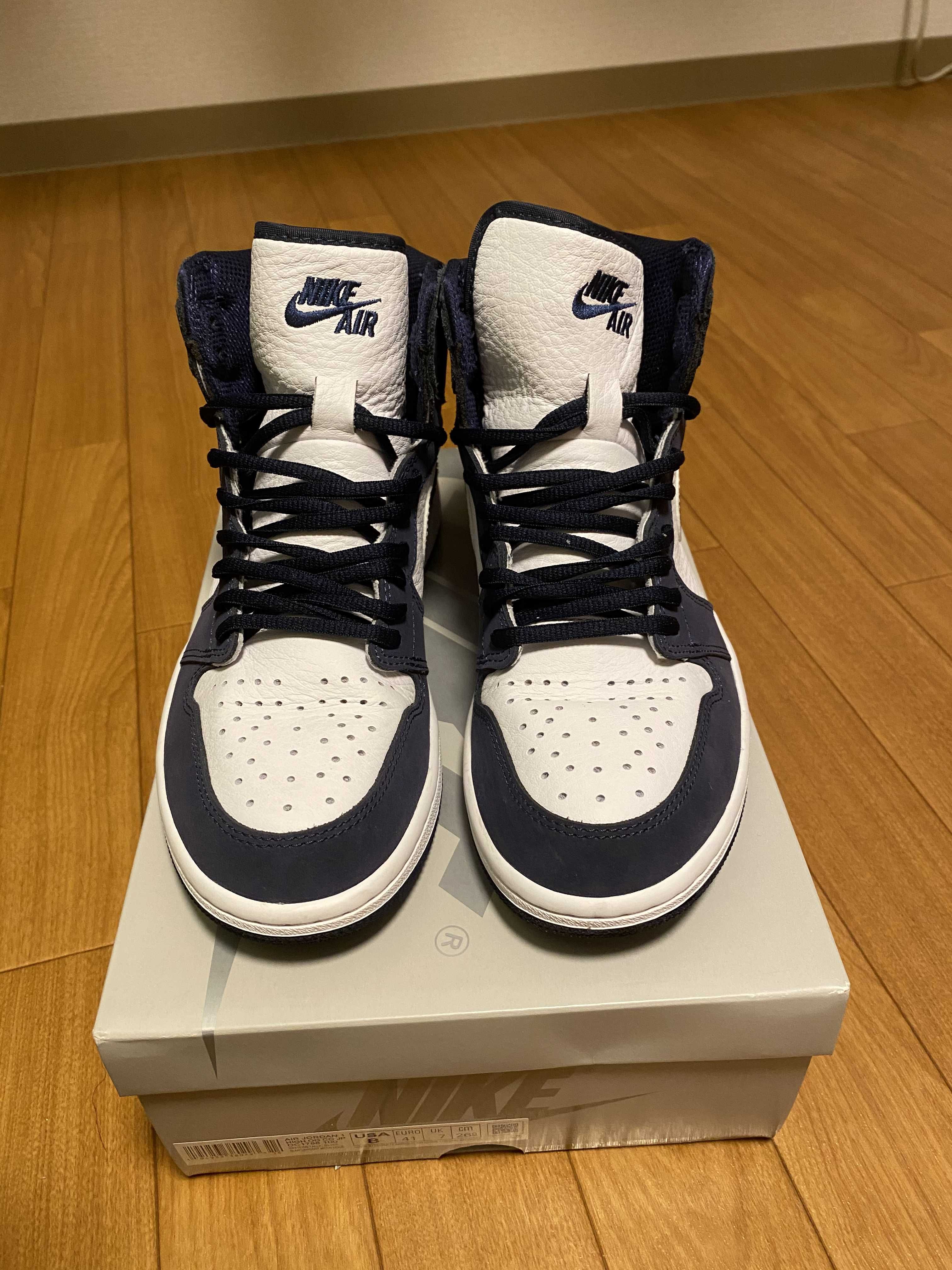Nike Air Jordan 1 High OG CO.JP "White/Midnight Navy" (2020)(ブリーフケースなし)