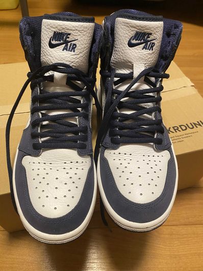 Nike Air Jordan 1 High OG CO.JP "White/Midnight Navy" (2020) (Standard Box)