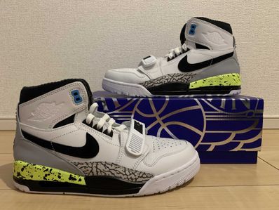 DON C × NIKE JORDAN LEGACY 312 BLACK-VOLT-VIVID BLUE