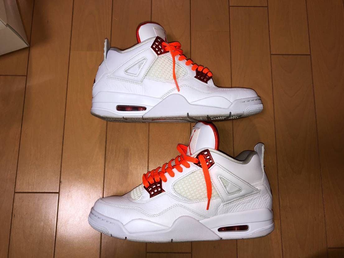 Nike Air Jordan 4 Retro "White/Team Orange"