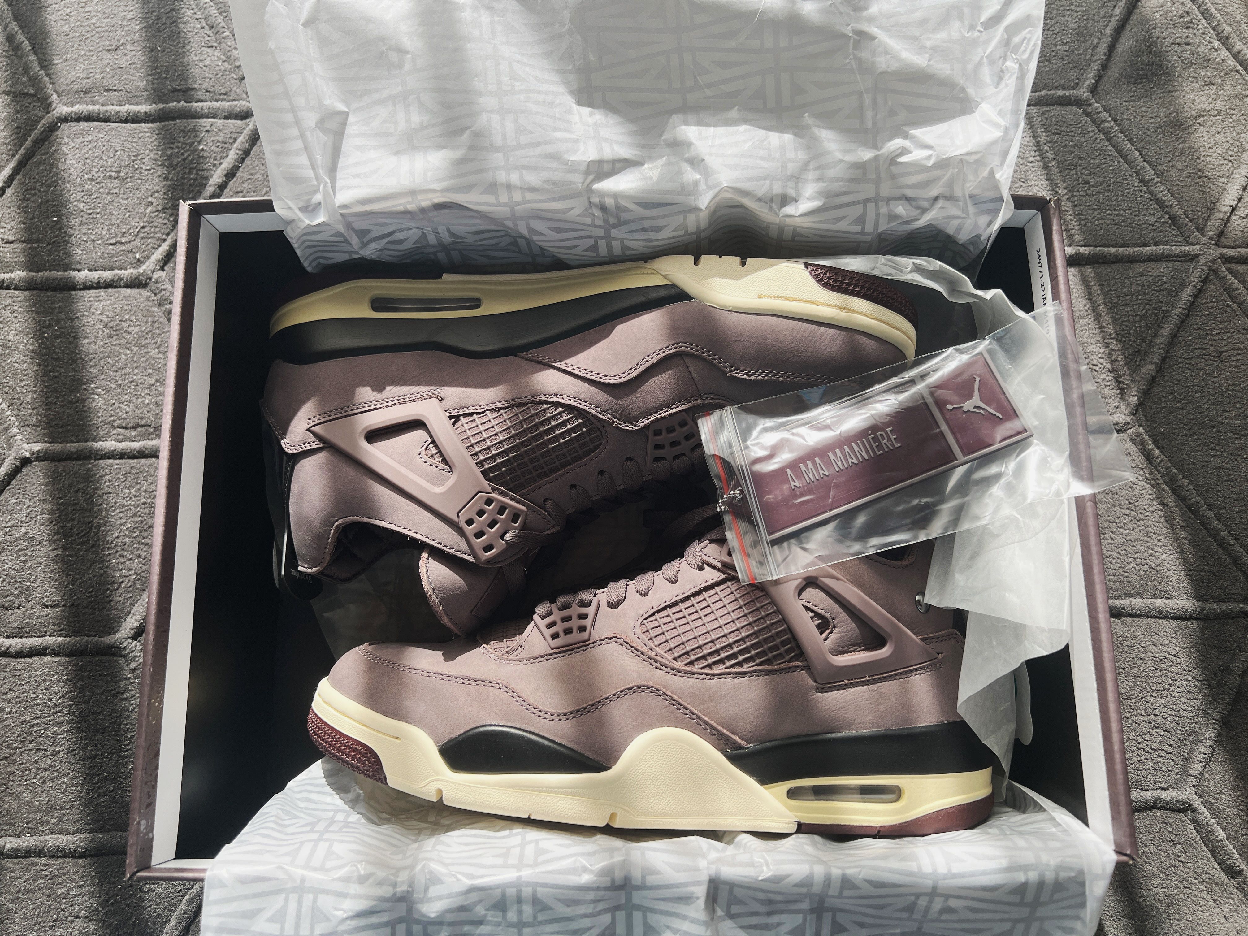 A Ma Maniere × Nike Air Jordan 4 "Violet Ore"