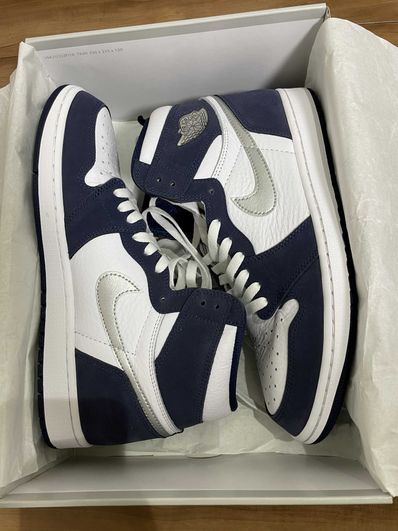 Nike Air Jordan 1 High OG CO.JP "White/Midnight Navy" (2020)(ブリーフケースなし)