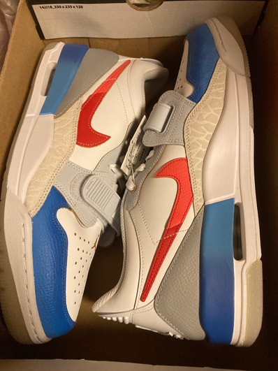 Nike Air Jordan Legacy 312 Low "White/Game Royal/University Red"