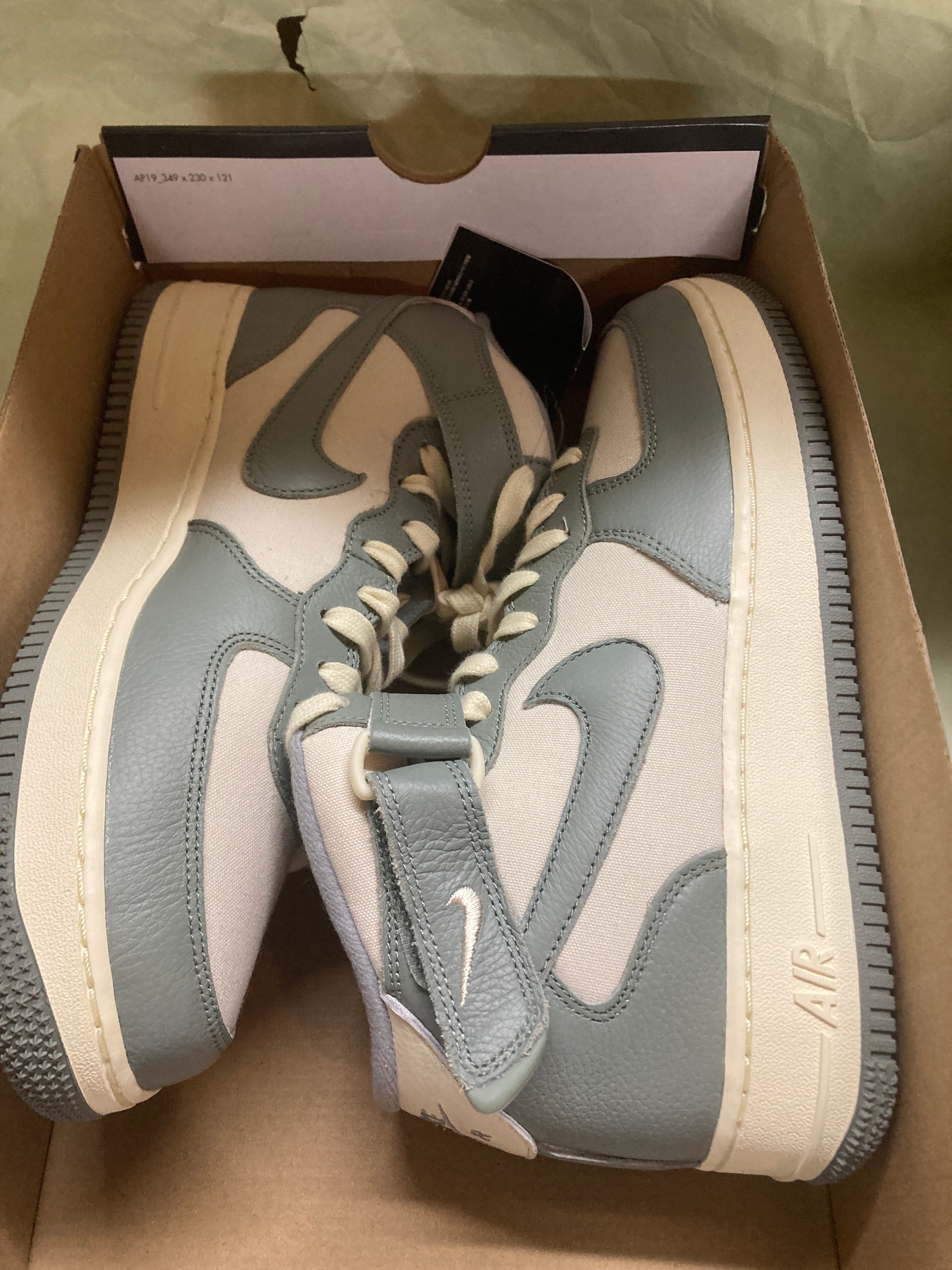 Nike Air Force 1 Mid '07 LX NBHD "Coconut Milk/Mica Green"