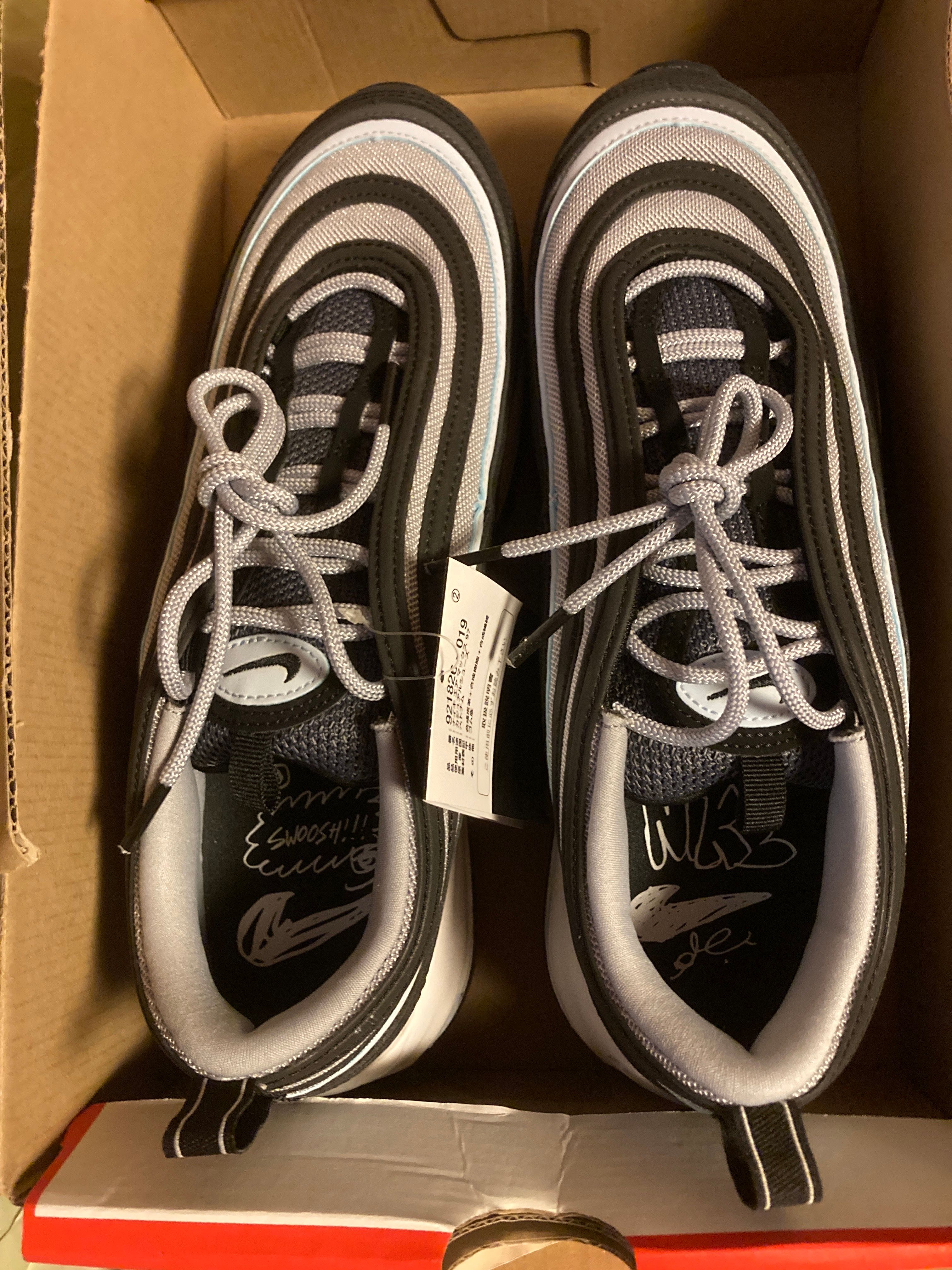 Nike Air Max 97 "Black/Iron Gray/Summit White/Blue Tint"