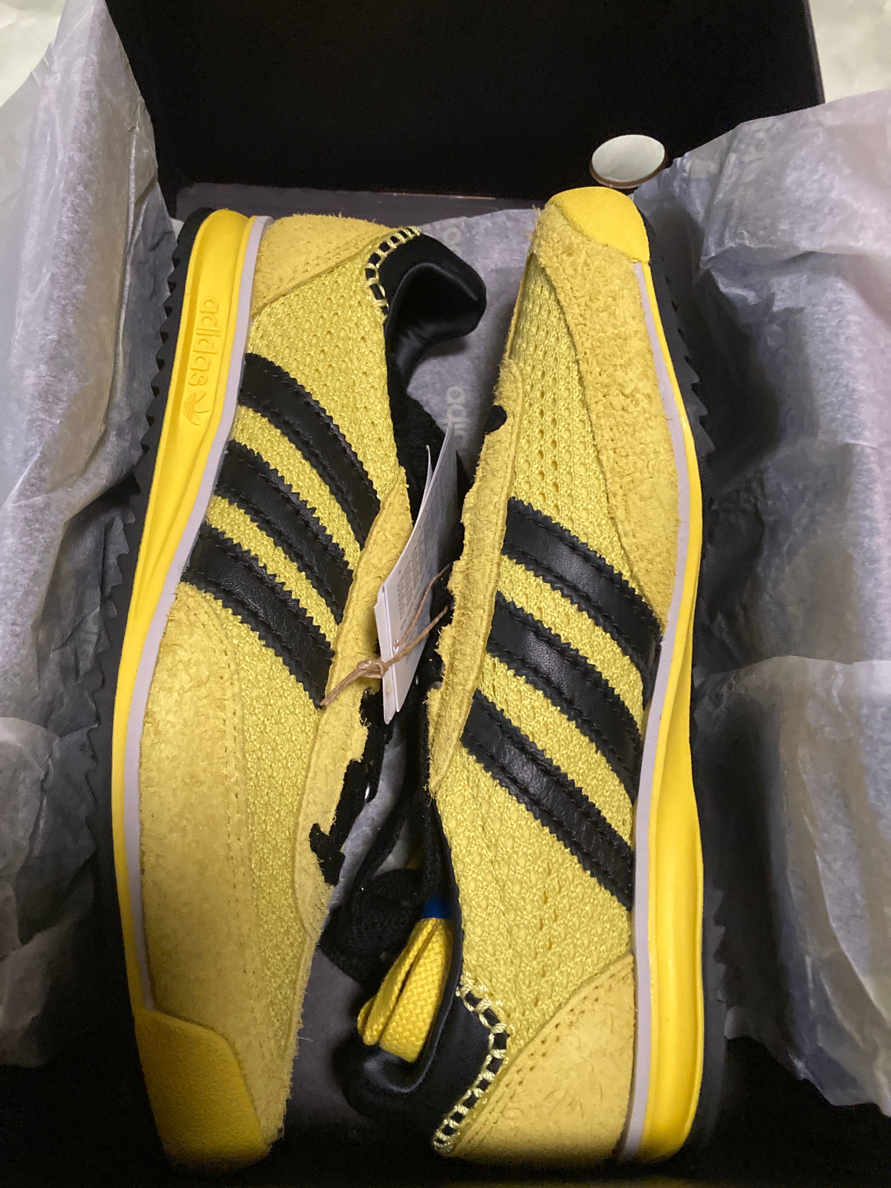 Wales Bonner × adidas SL76 "Yellow/Bold Orange/Core Black"