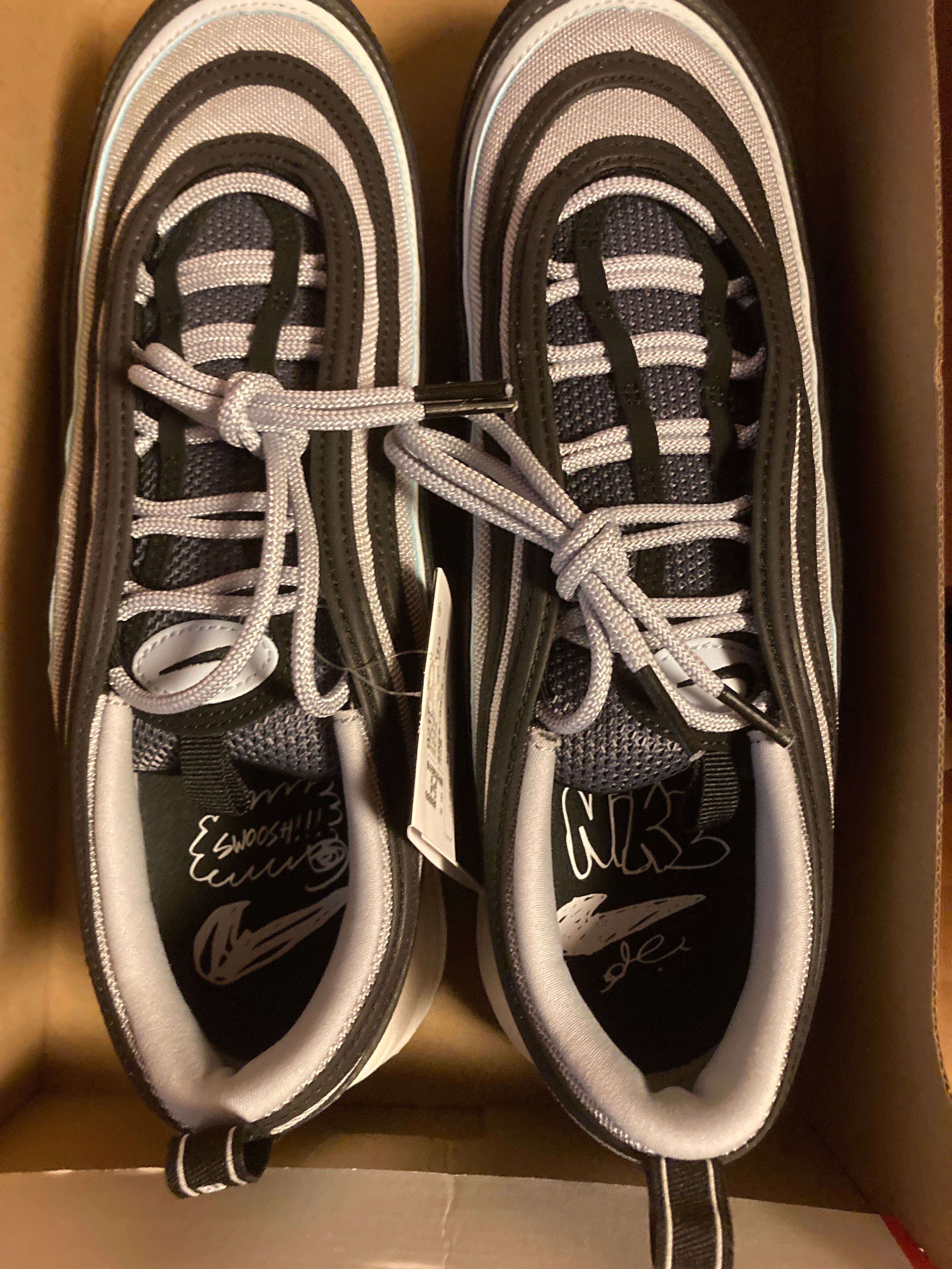 Nike Air Max 97 "Black/Iron Gray/Summit White/Blue Tint"