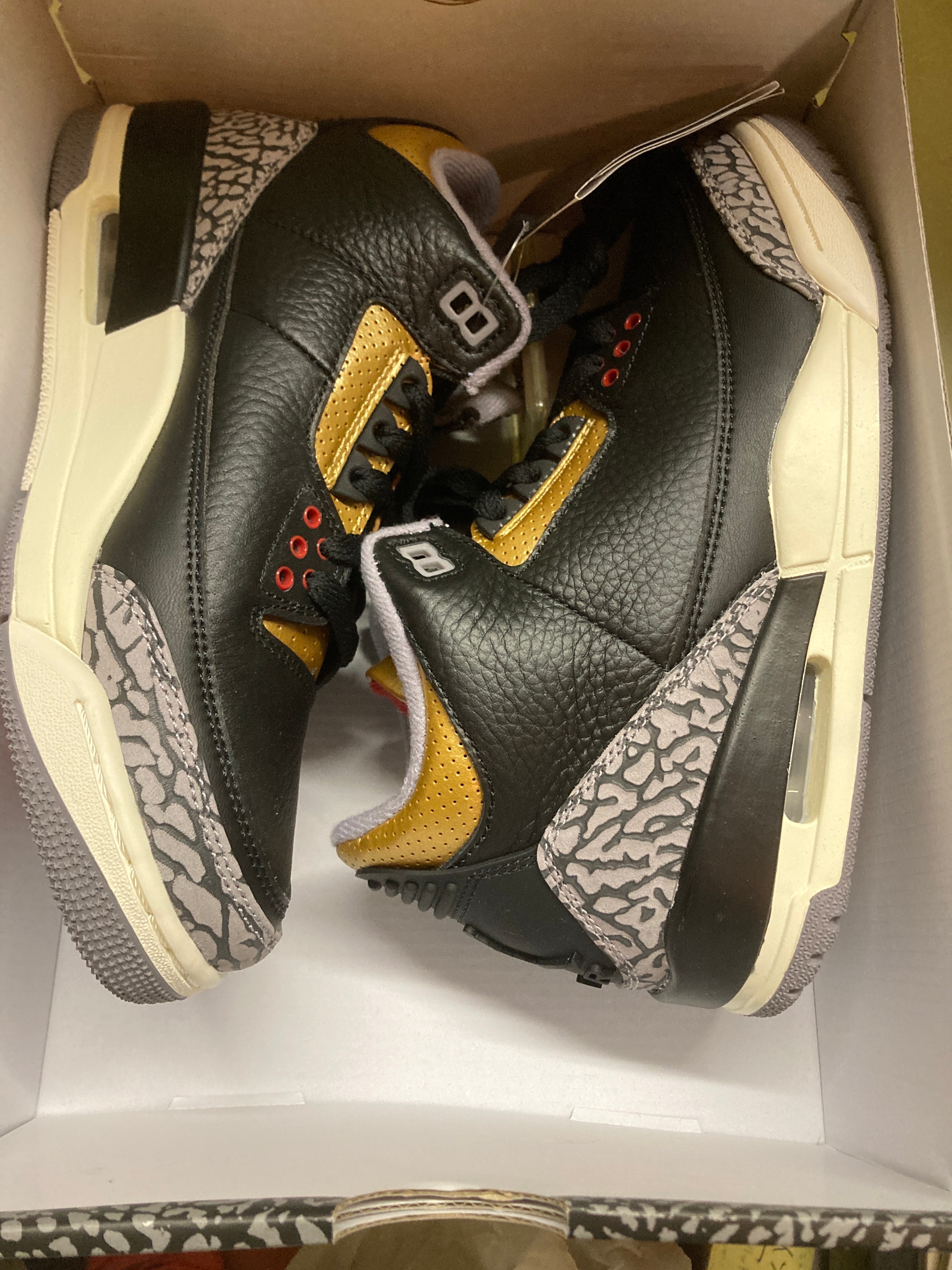 Nike Women's Air Jordan 3 "Black/Gold"