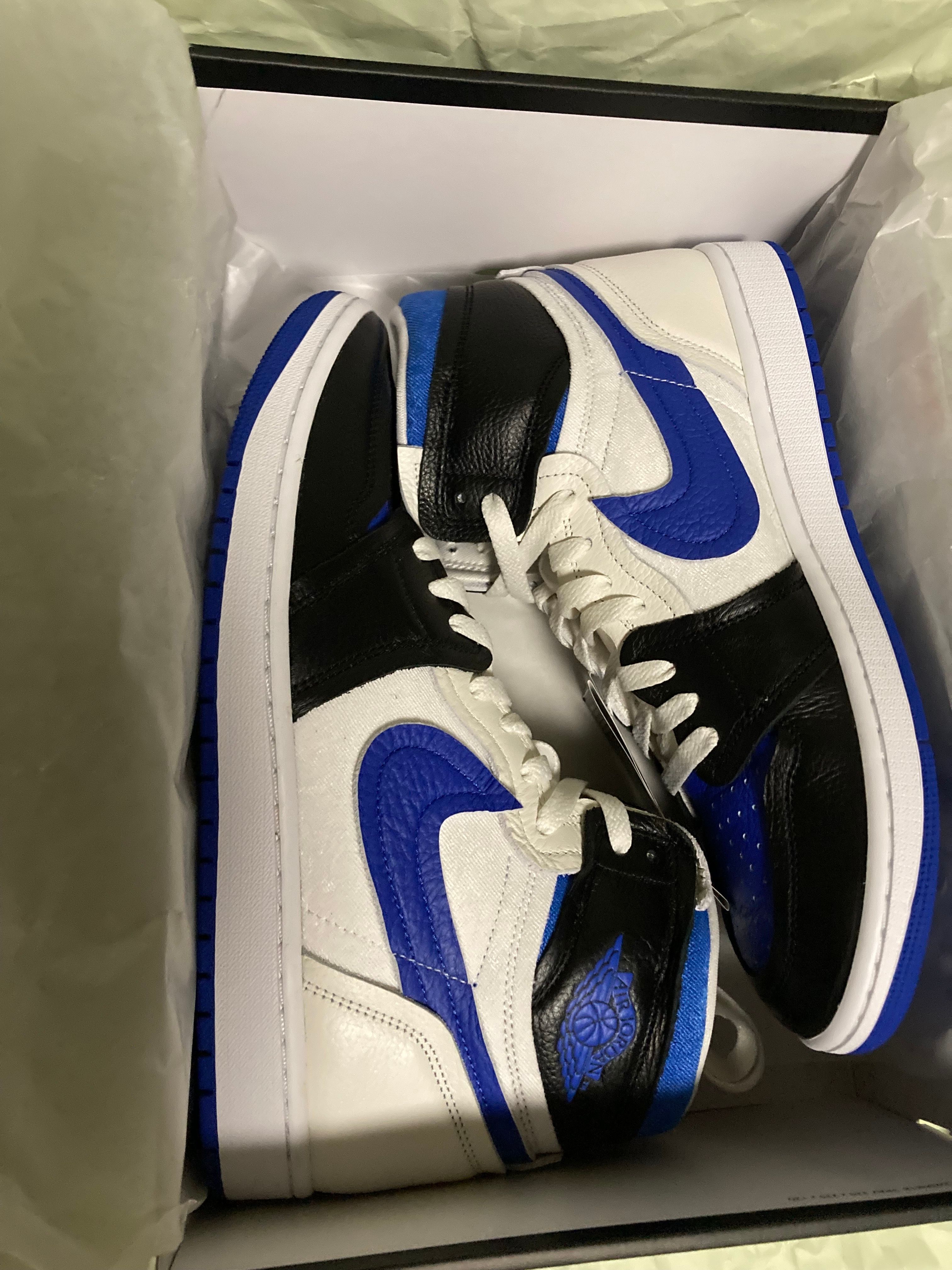 Nike Women's Air Jordan 1 High MM "Black/White/Sail/Game Royal"