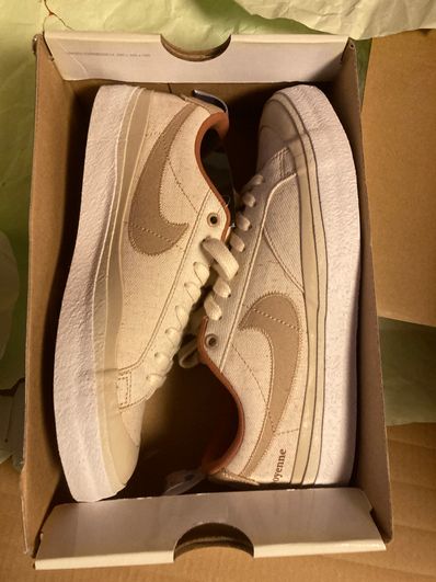 Doyenne × Nike SB Blazer Low "Coconut Milk and Rattan"