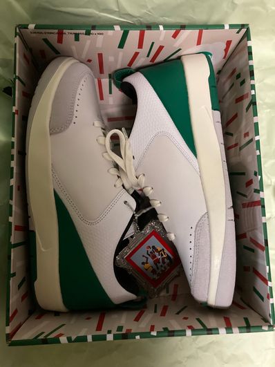 Nina Chanel Abney × Nike Women's Air Jordan 2 Retro Low "White and Malachite"