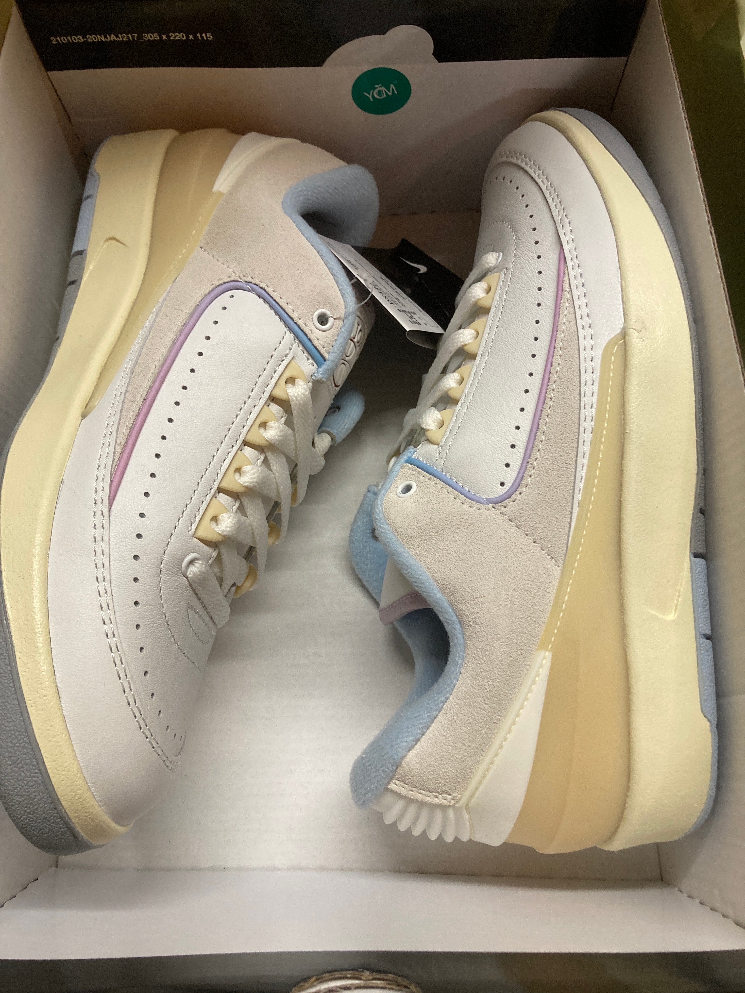 Nike Women's Air Jordan 2 Retro Low "Summit White and Ice Blue"