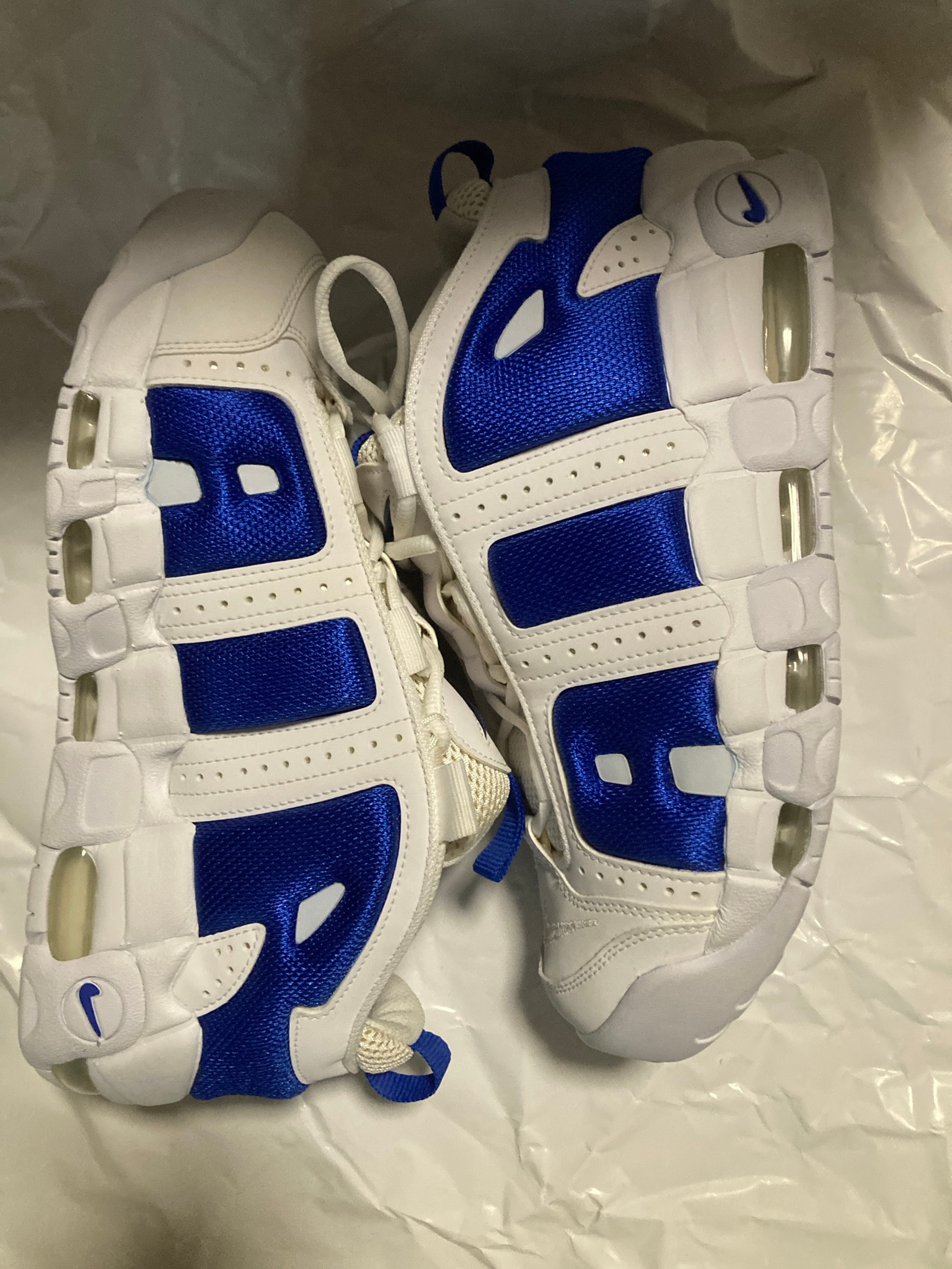 Nike Air More Uptempo Low "White/Royal"