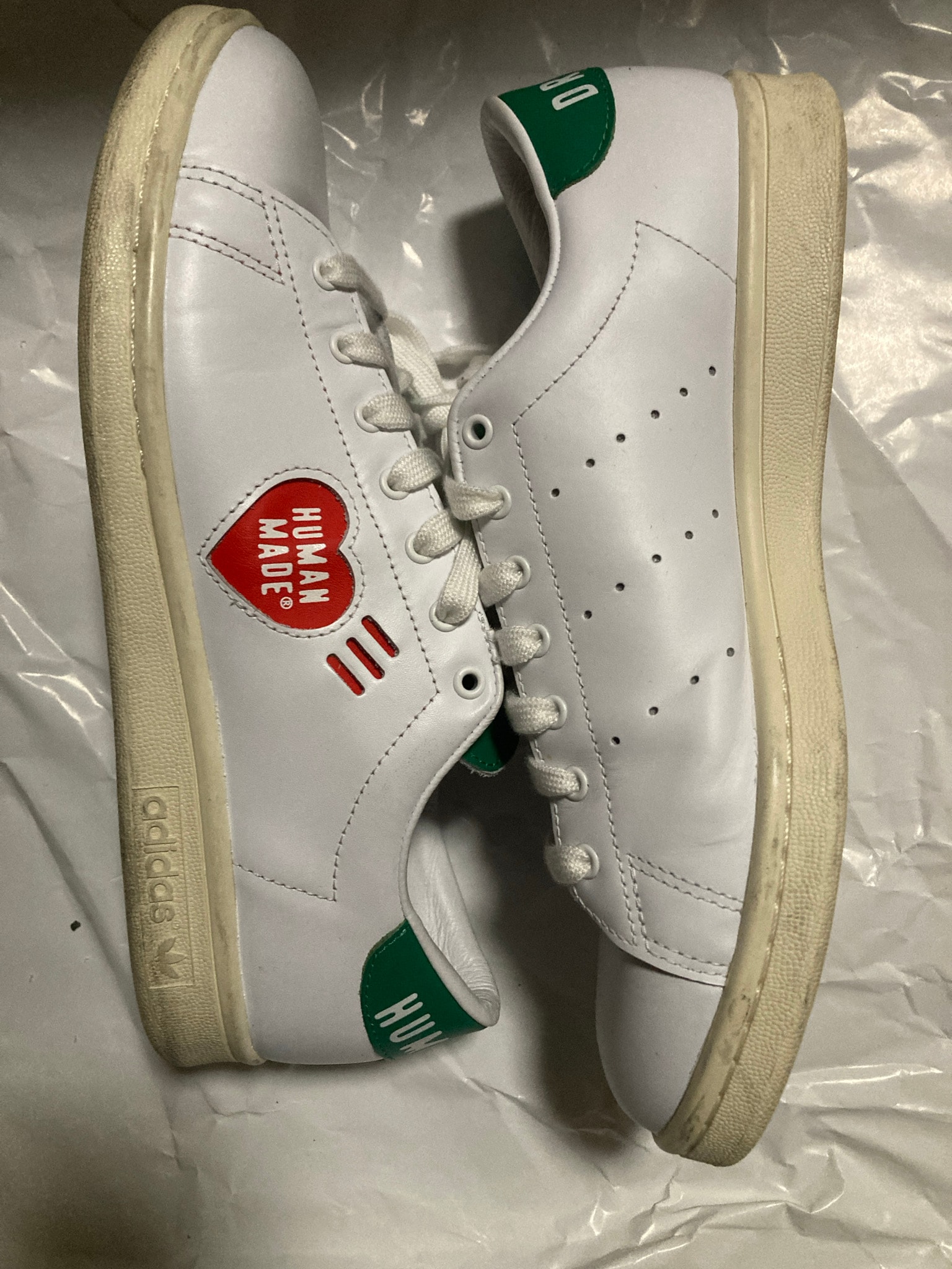 HUMAN MADE × adidas Stan Smith "Footwear White/Green"