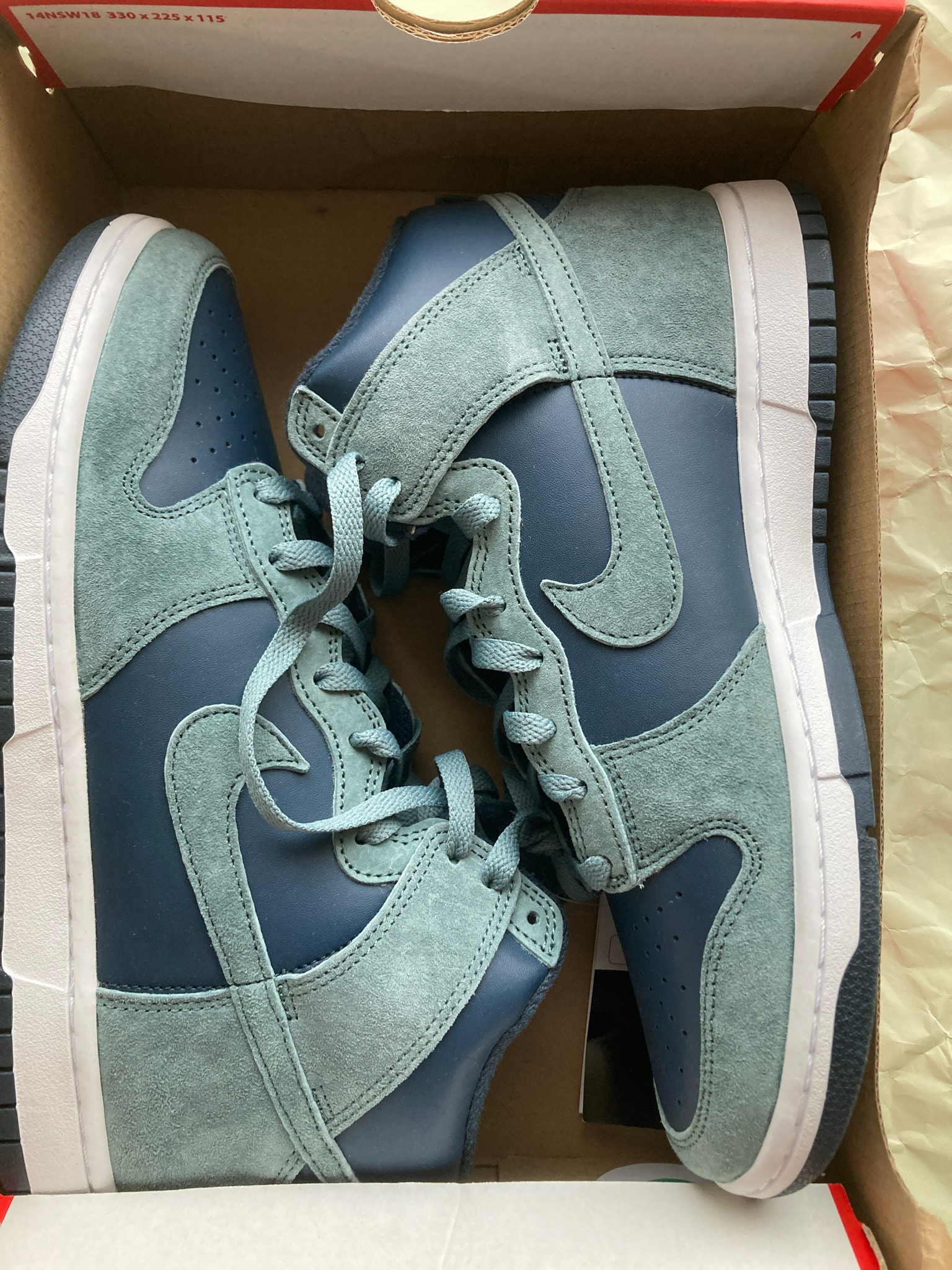 Nike Dunk High "Armory Navy and Mineral Slate"