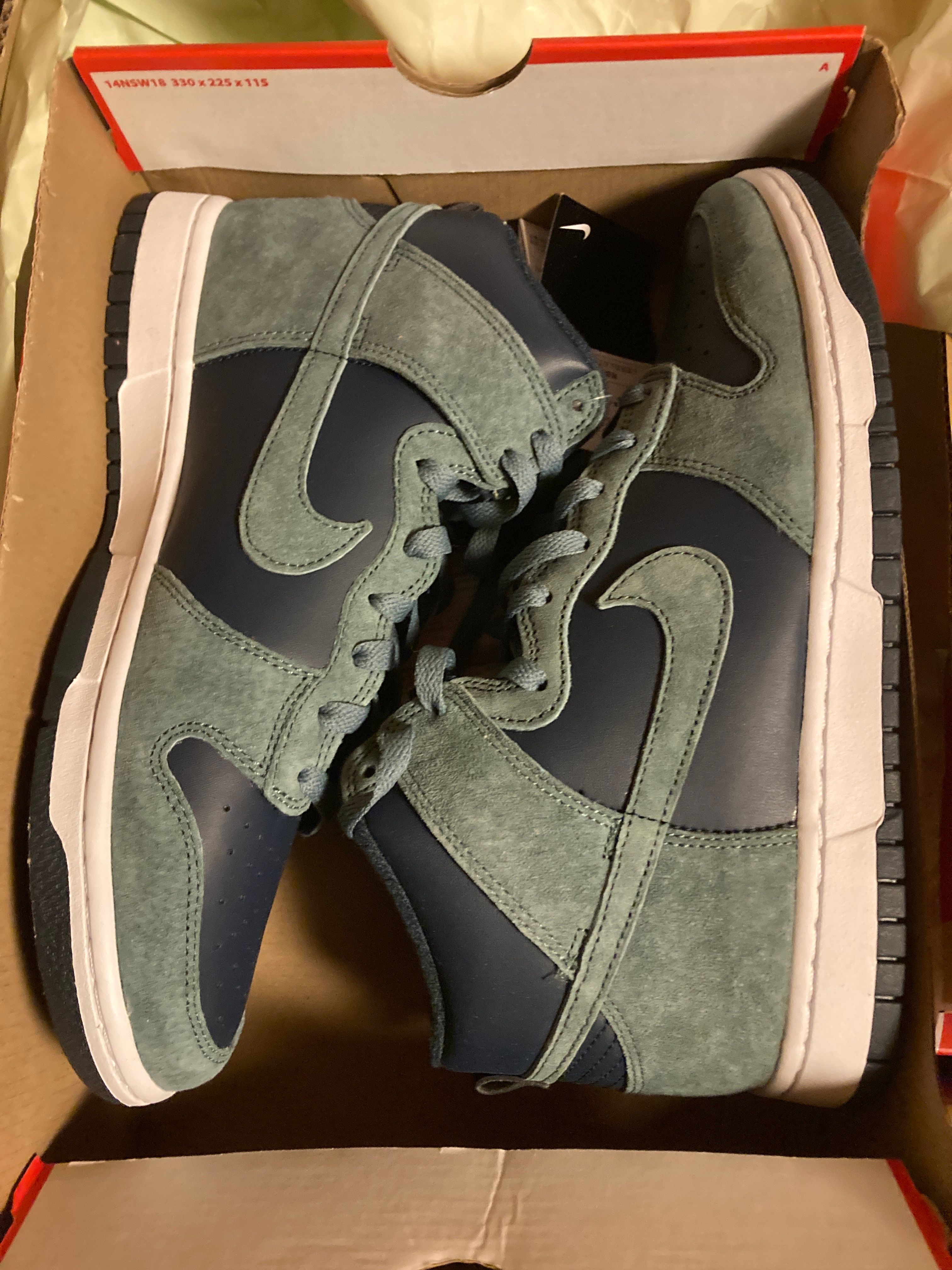 Nike Dunk High "Armory Navy and Mineral Slate"