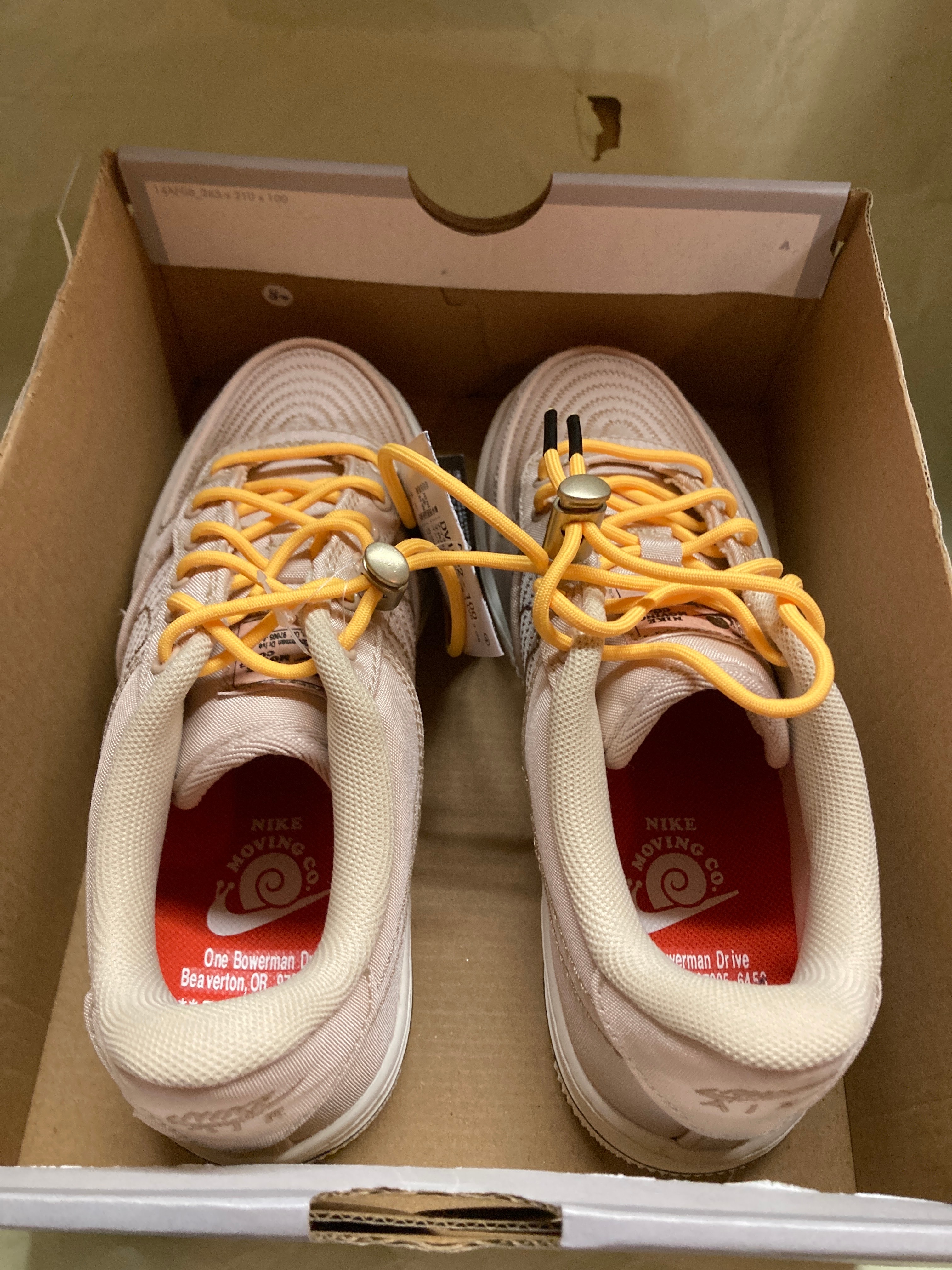 Nike GS Air Force 1 Low Moving Company "Sanddrift"