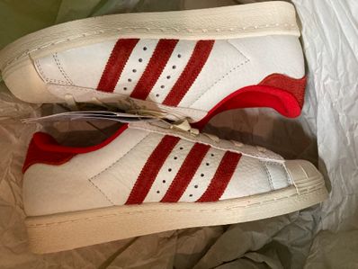 adidas Superstar 82 "Cloud White/Vivid Red/Cream White"
