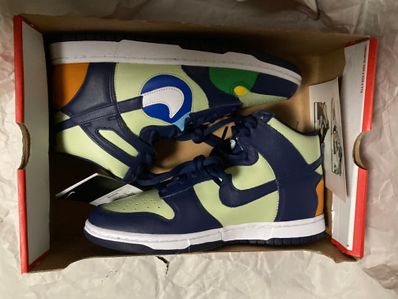 Nike Women's Dunk High "Pistachio and Midnight Navy"