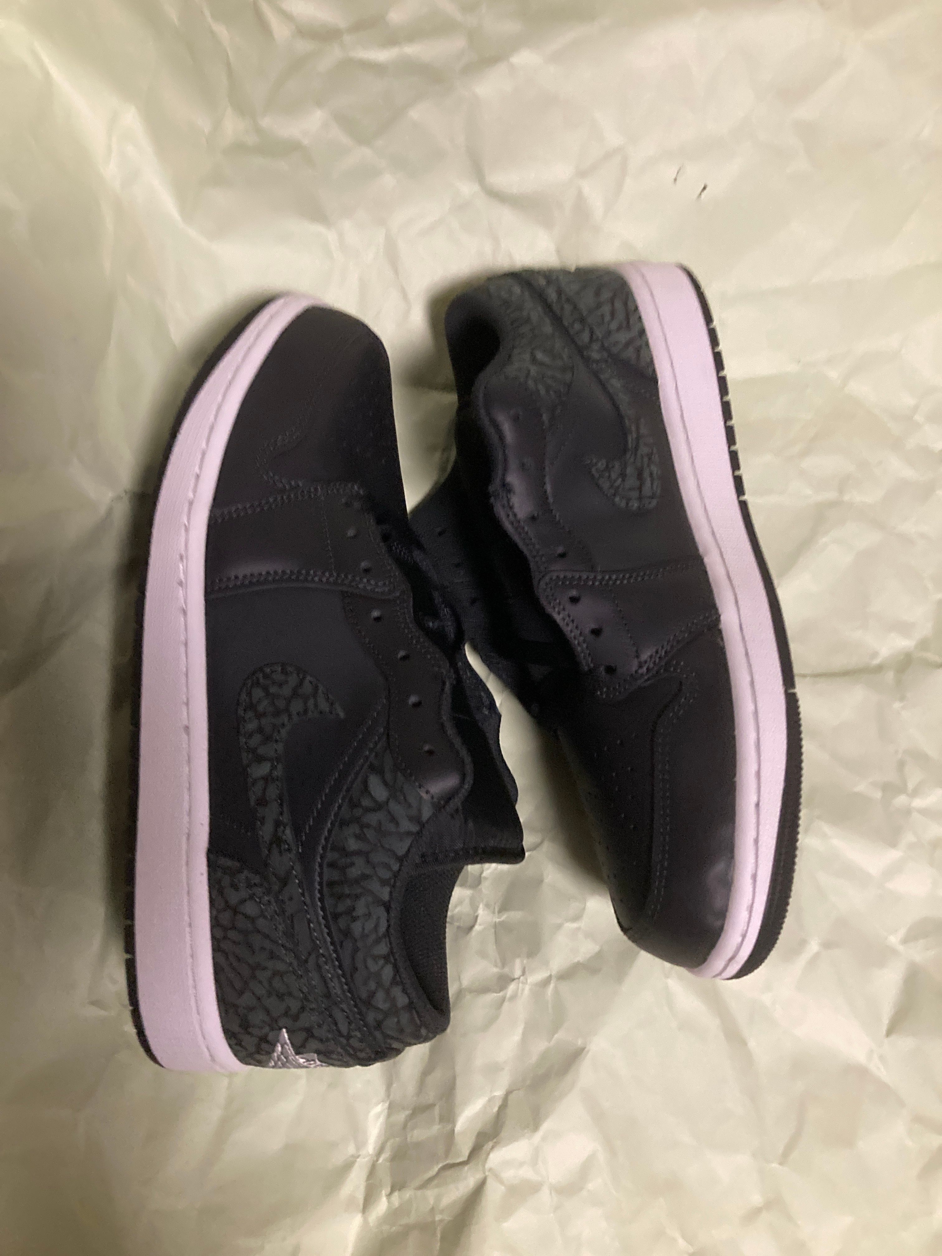 Nike Air Jordan 1 Low "Black Elephant/Safari"