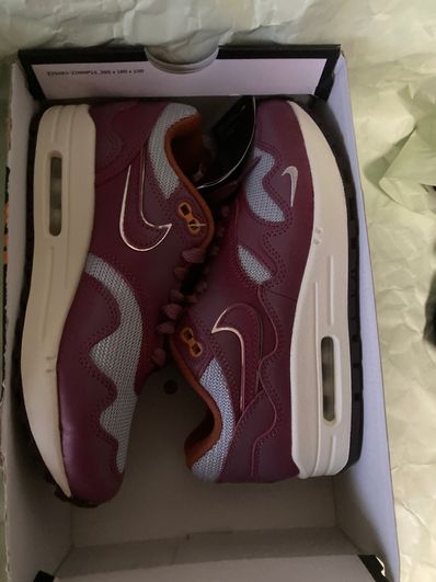 Patta × Nike Air Max 1 "Night Maroon"
