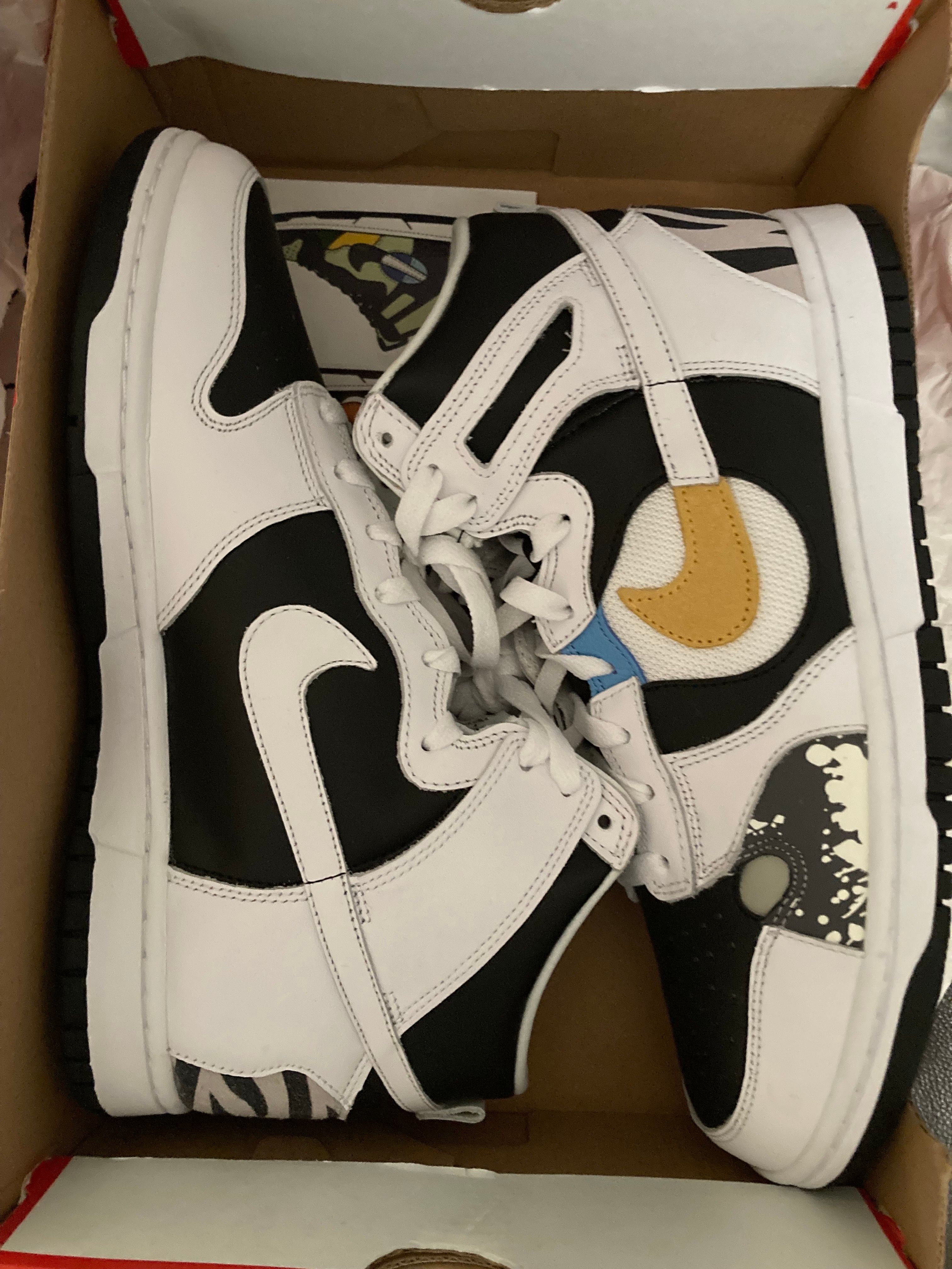 Nike Women's Dunk High "White and Black"