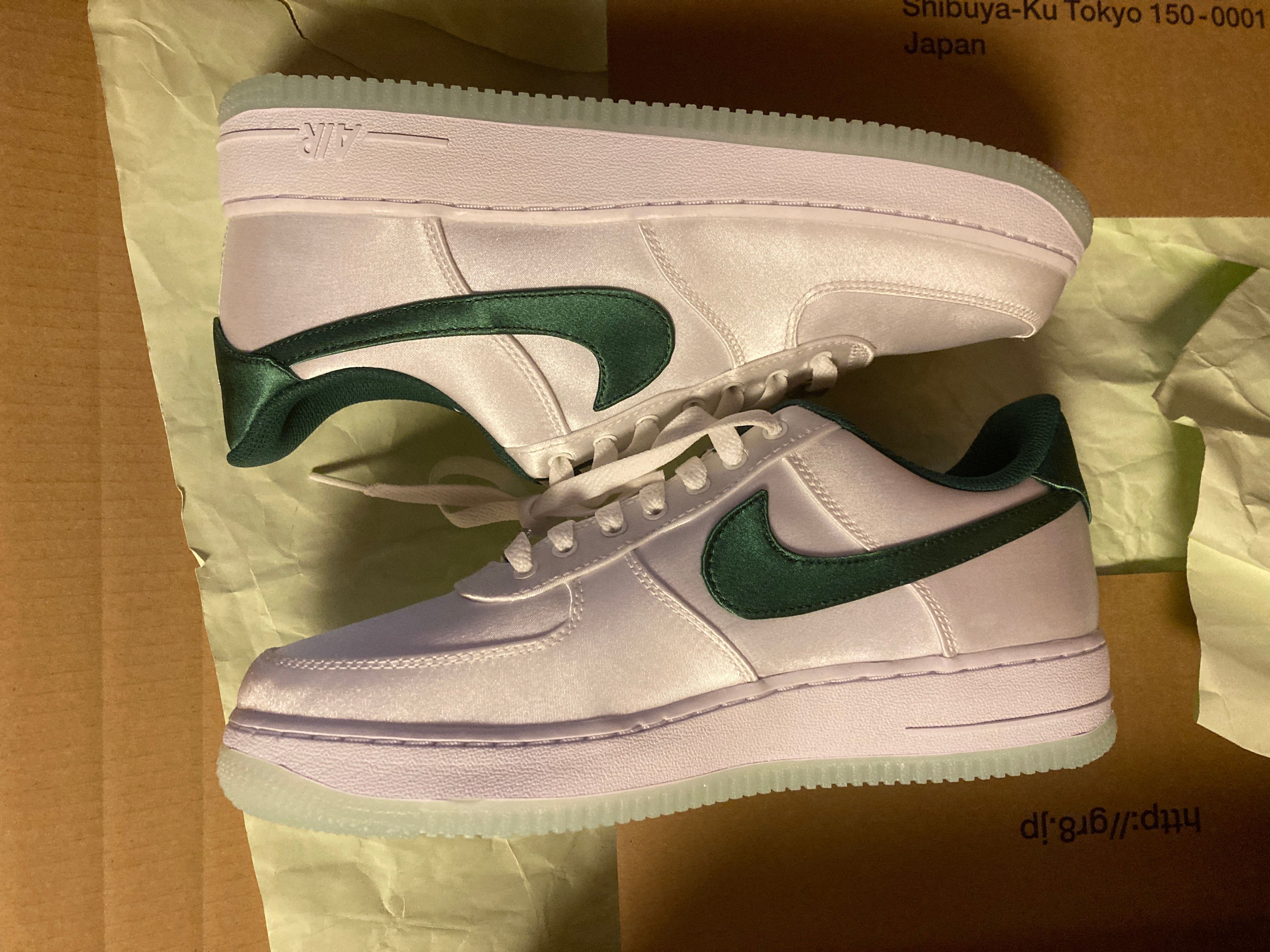 Nike Women's Air Force 1 Low "Satin Green"