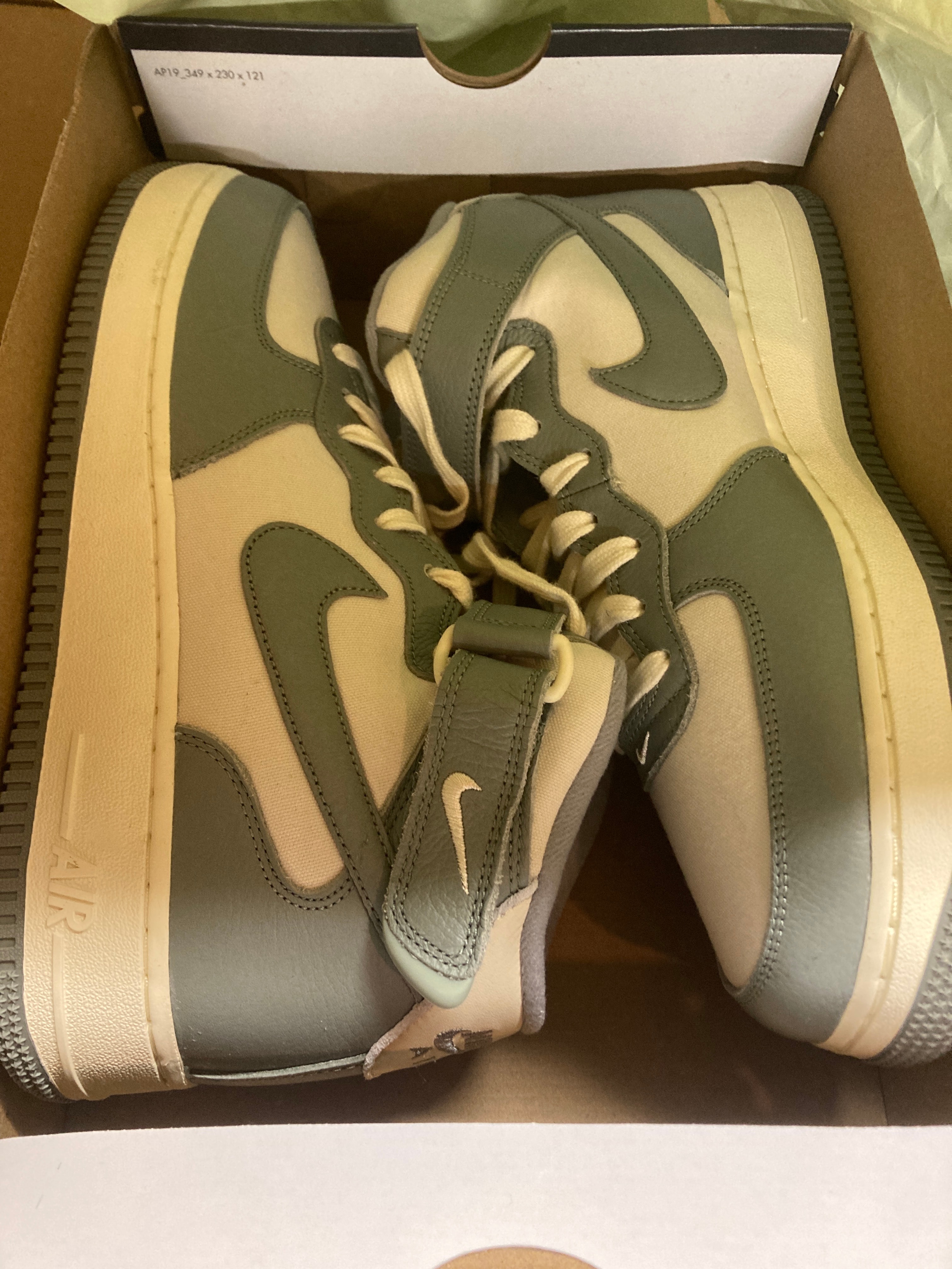 Nike Air Force 1 Mid '07 LX NBHD "Coconut Milk/Mica Green"