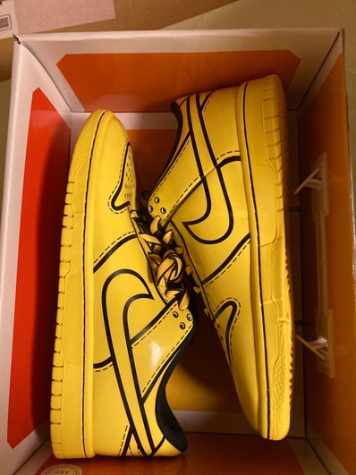 LEGO × Nike GS Dunk Low "Tour Yellow"