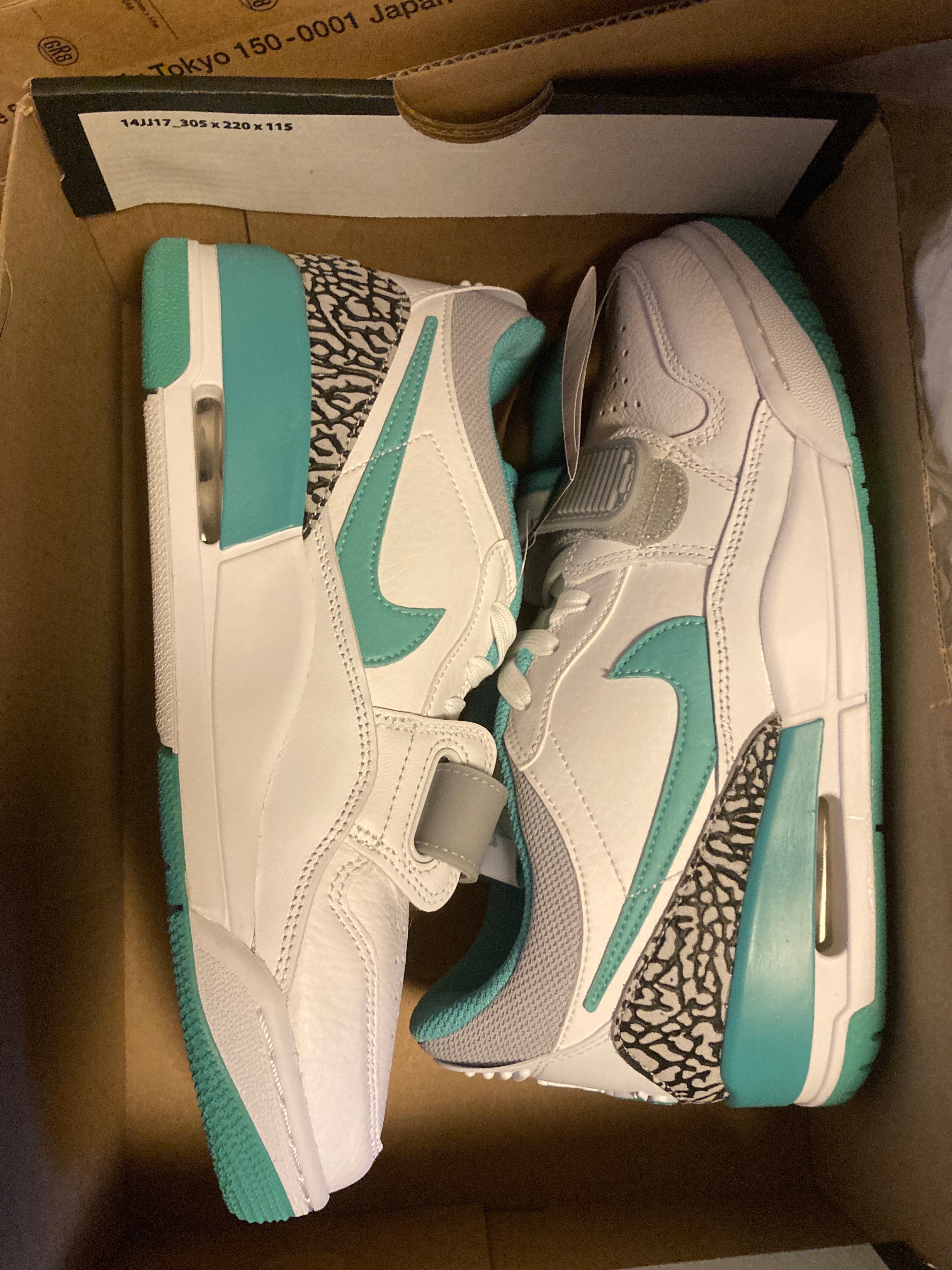 Nike Jordan Legacy 312 Low "White Turquoise"