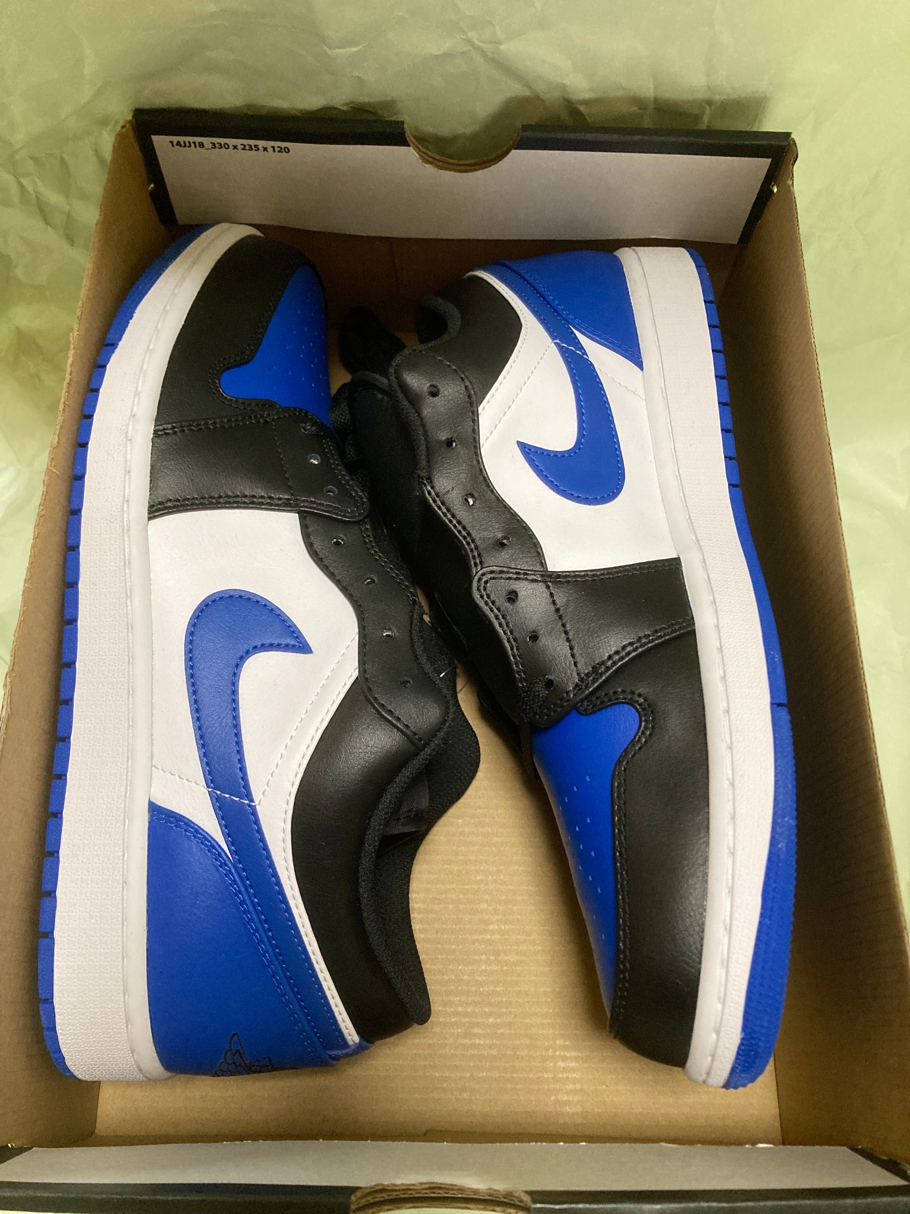 Nike Air Jordan 1 Low "Black/White/Royal Blue"