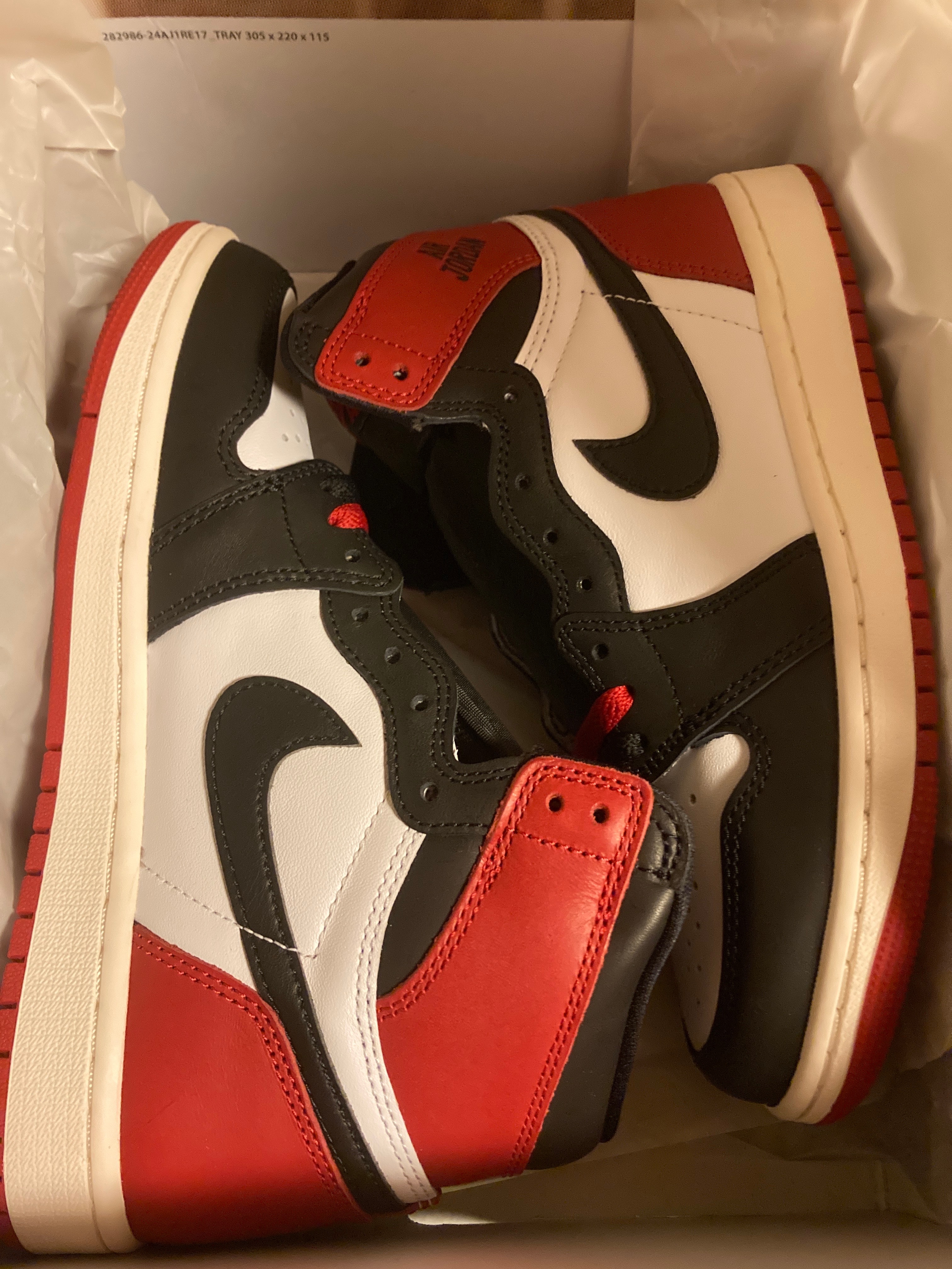Nike Air Jordan 1 Retro High OG "Black Toe Reimagined"