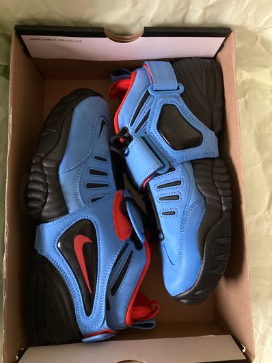 AMBUSH × Nike Air Adjust Force "University Blue and Habanero Red"