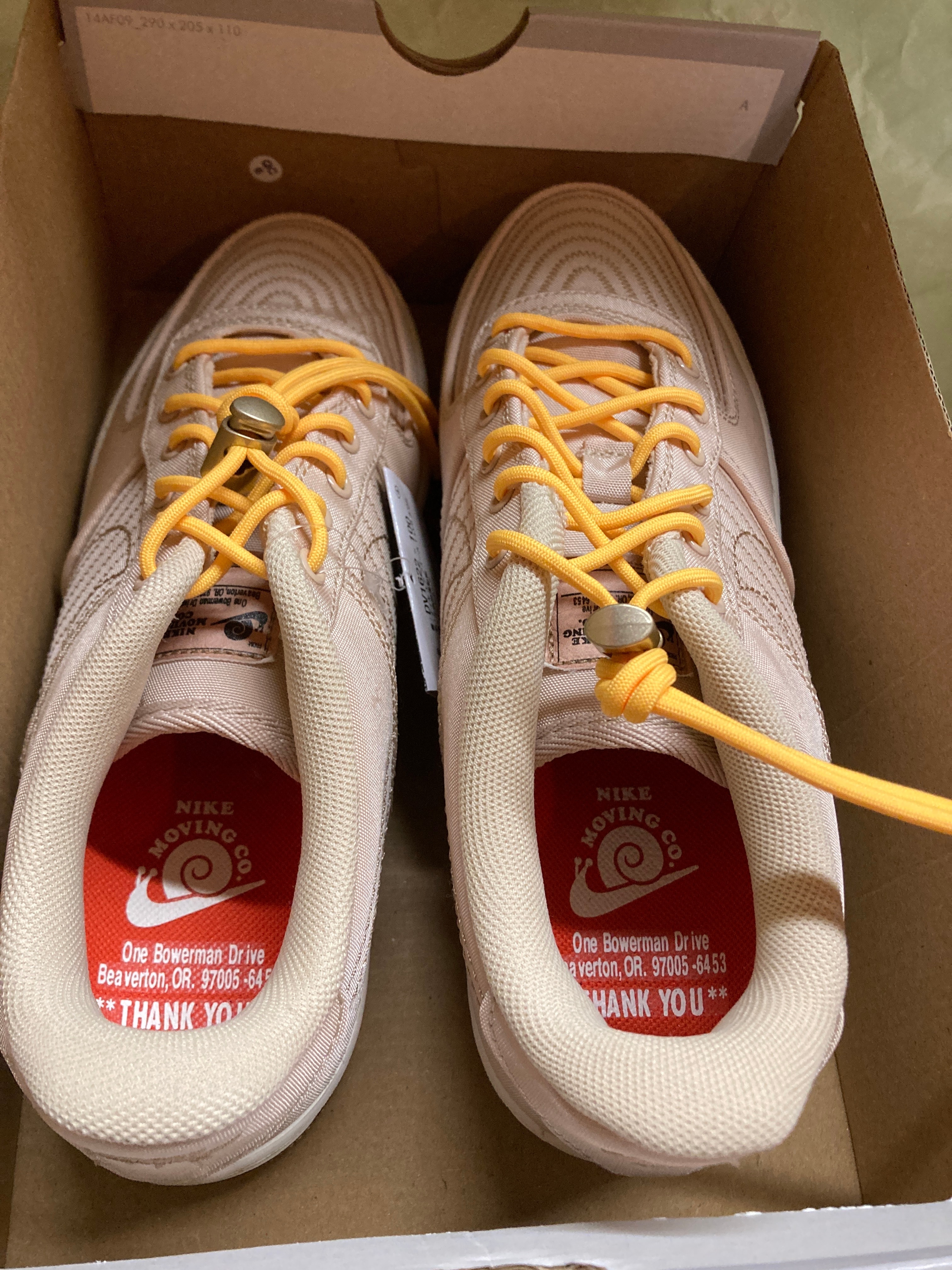 Nike GS Air Force 1 Low Moving Company "Sanddrift"