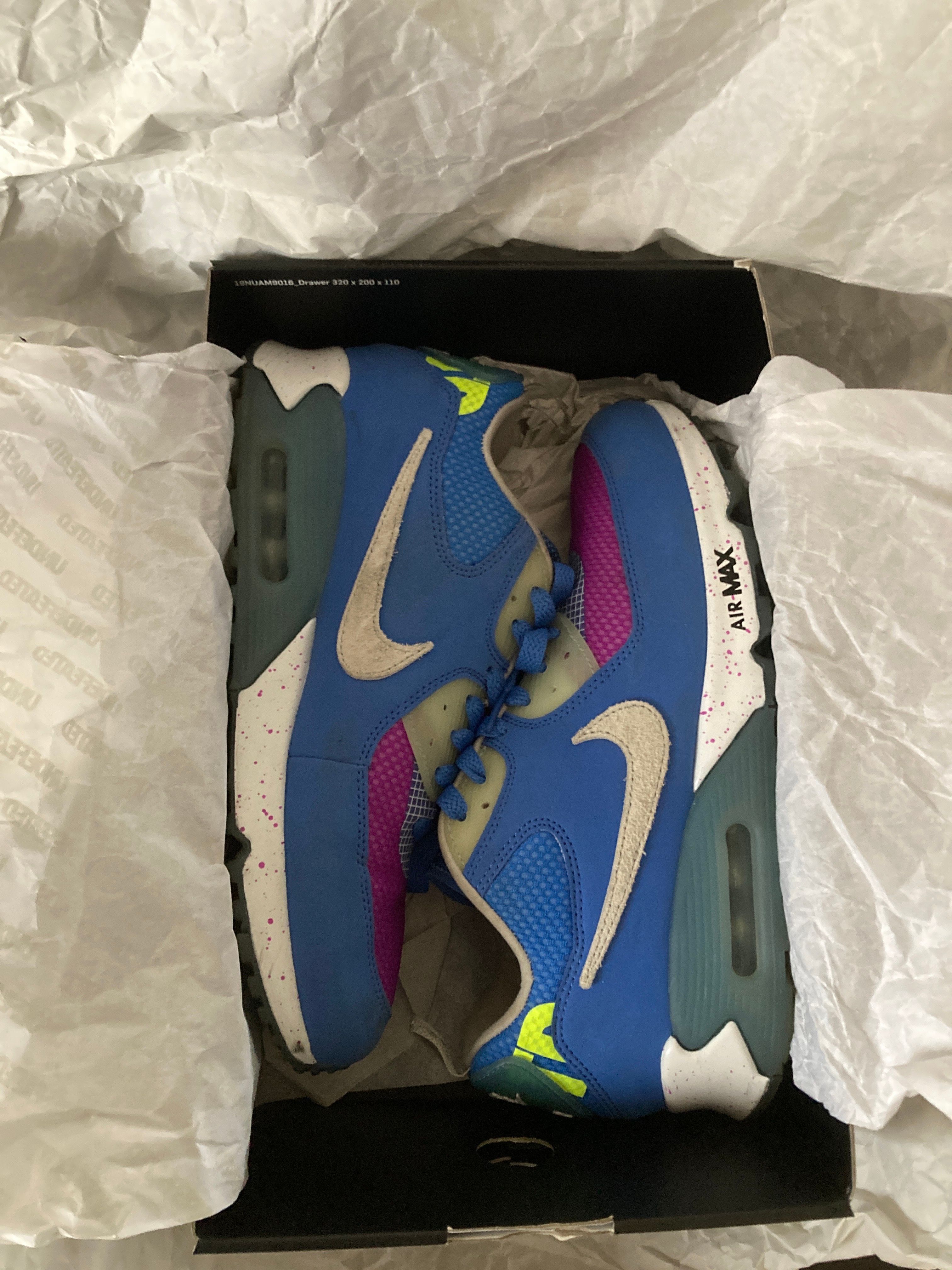 UNDEFEATED × Nike Air Max 90 "Blue/Purple"