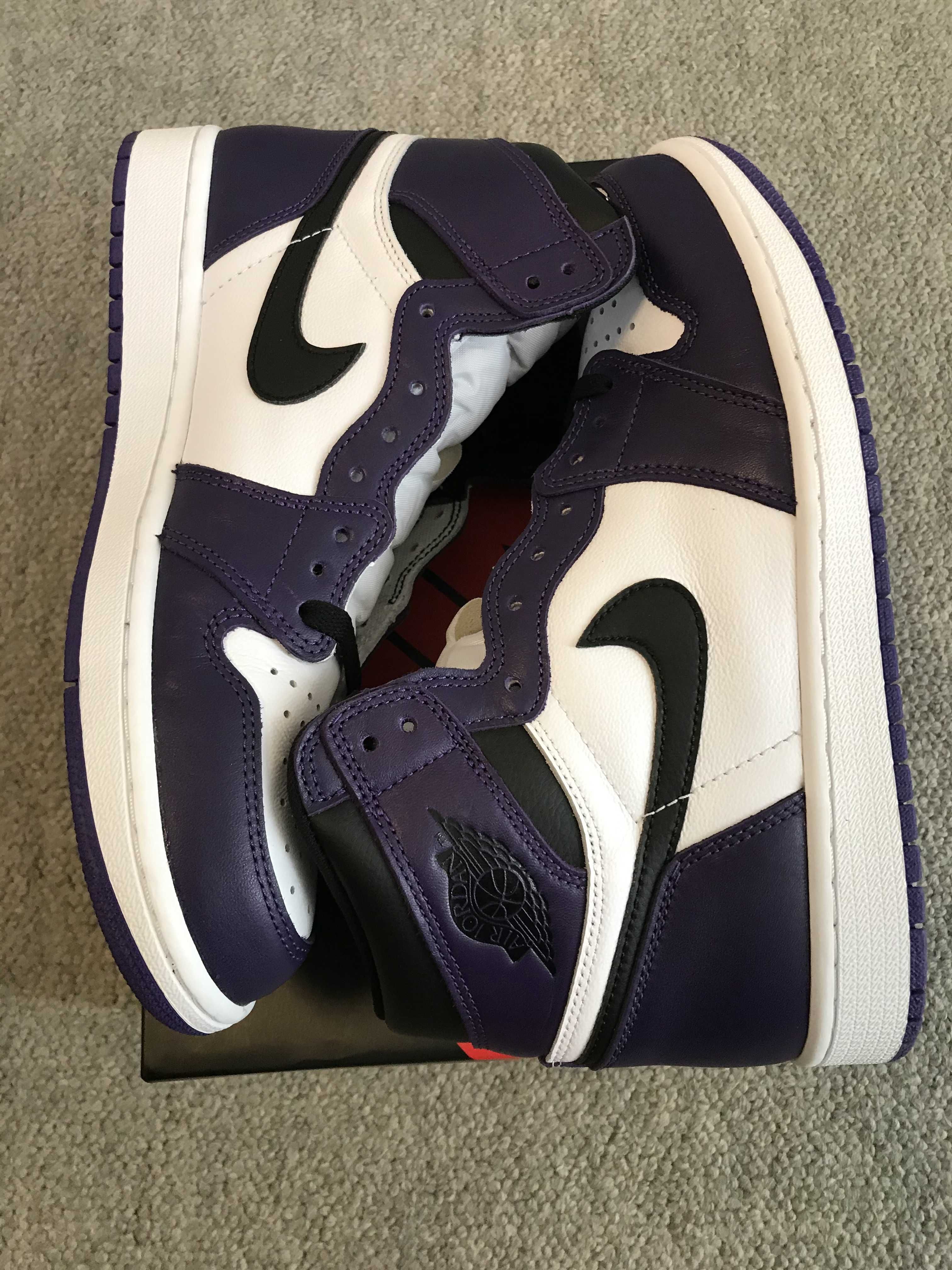 Nike Air Jordan 1 Retro High OG "Court Purple White/Black" (2020)
