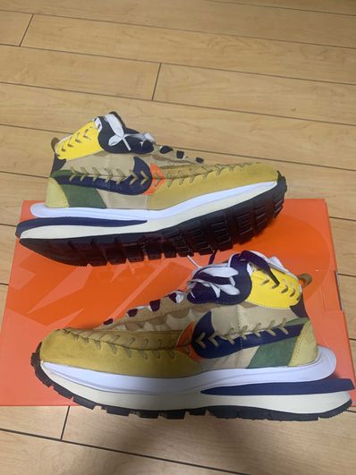 Jean-Paul Gaultier × sacai × Nike VaporWaffle "Sesame/Multi Color"