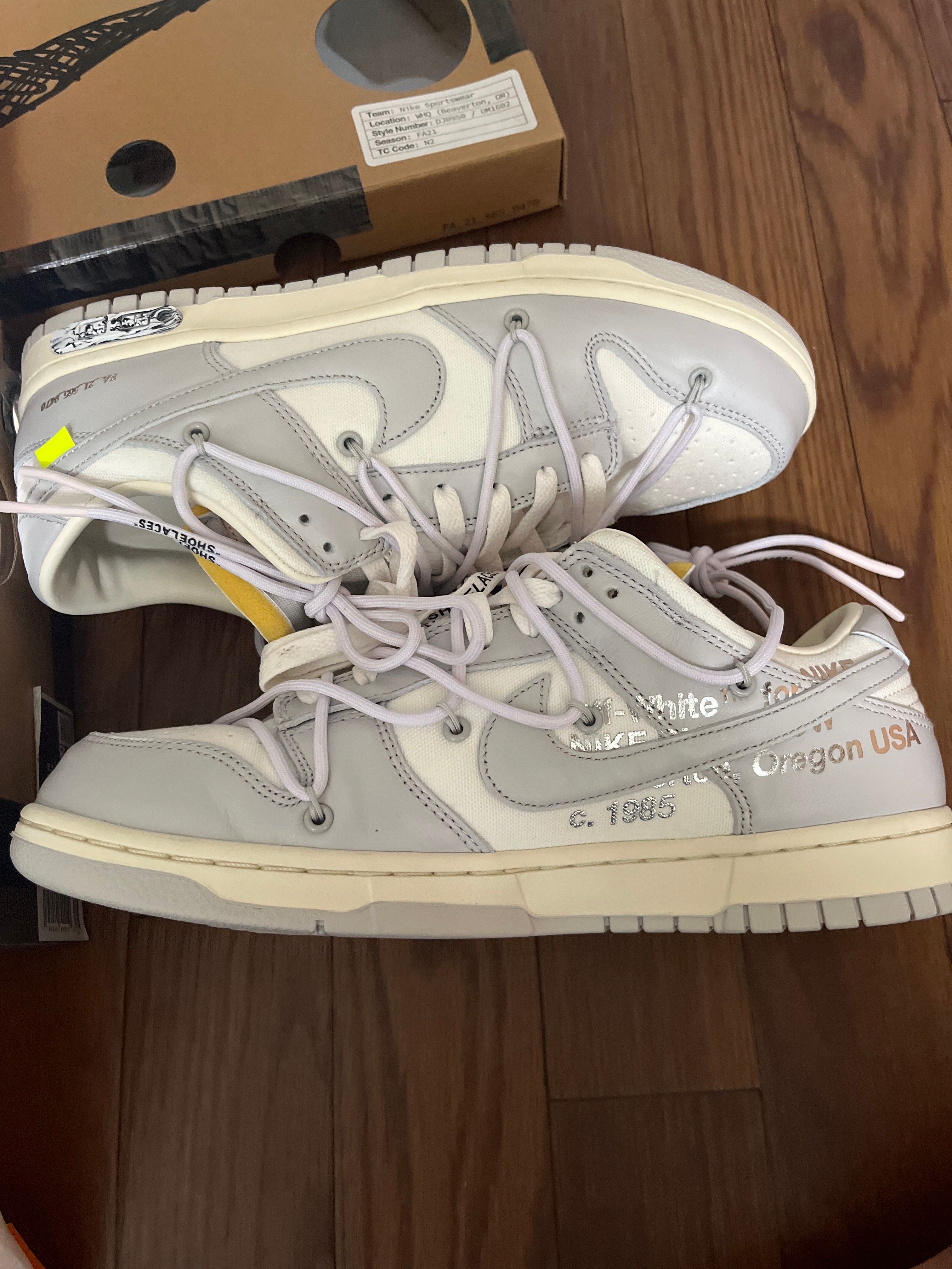 Off-White × Nike Dunk Low 1 of 50 "Lot.49"
