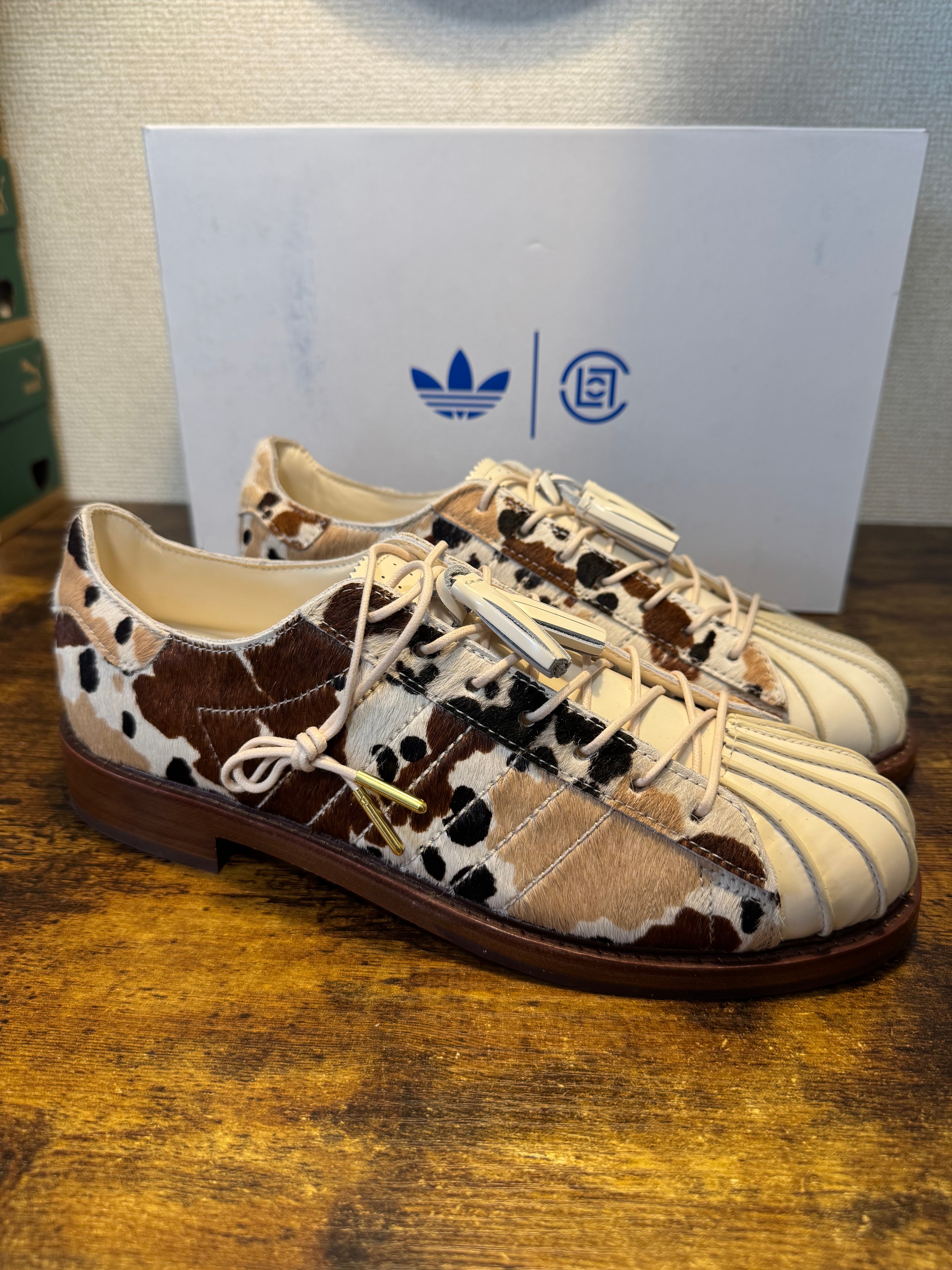 CLOT × adidas Superstar DS by Edison Chen "Cow Print"